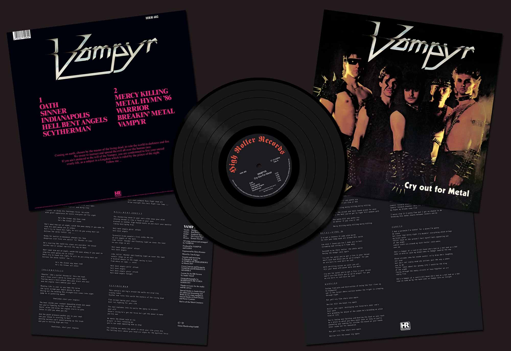 VAMPYR - Cry Out for Metal  LP