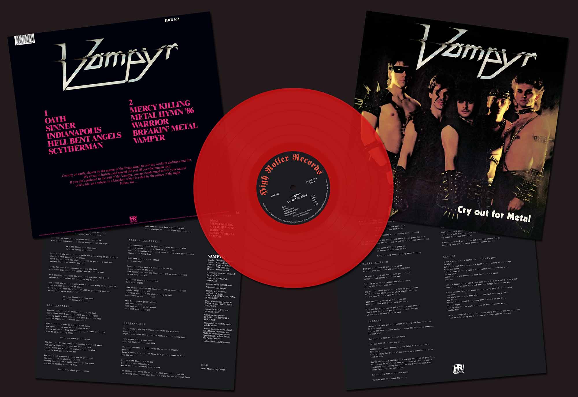 VAMPYR - Cry Out for Metal  LP