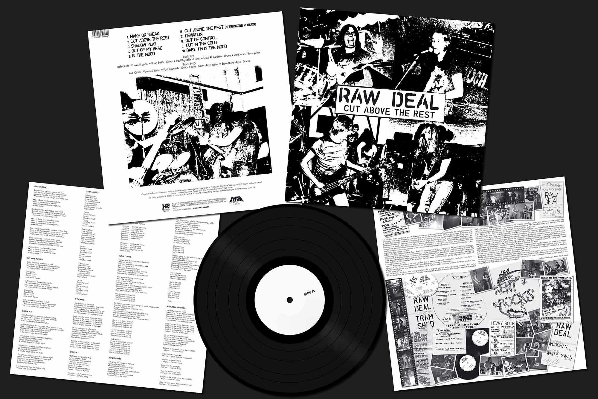 RAW DEAL - Cut Above the Rest  LP