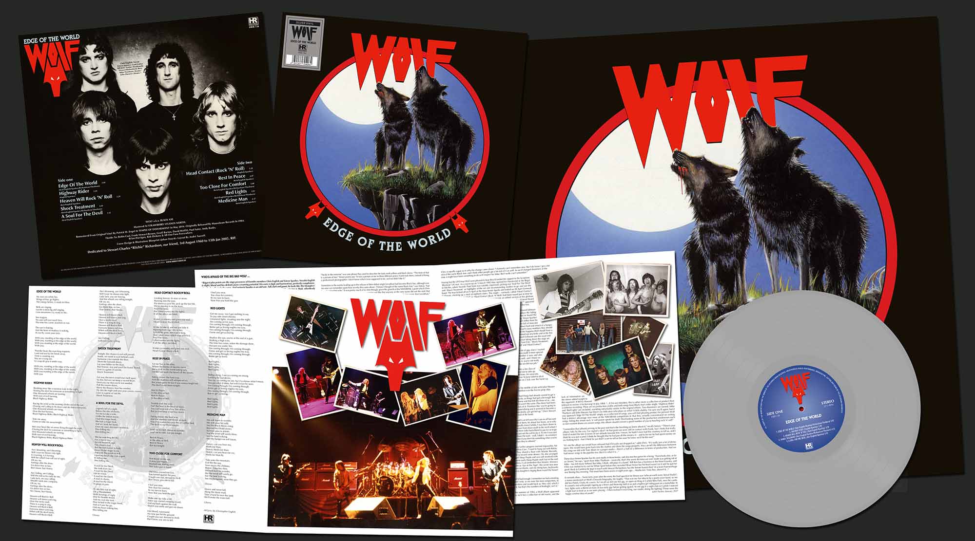 WOLF -  Edge of the World  LP  ALTERNATE COVER