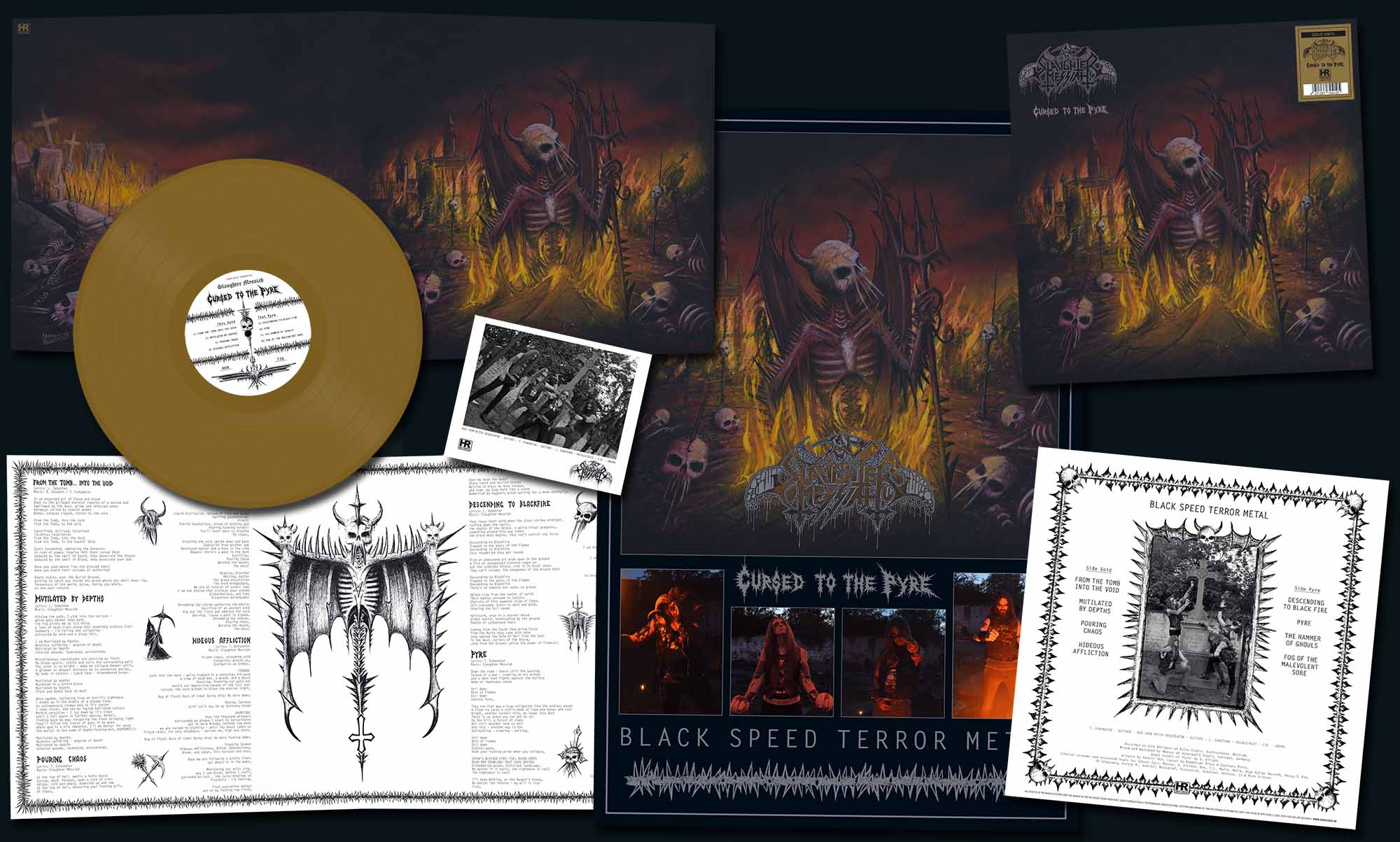 SLAUGHTER MESSIAH - Cursed to the Pyre  LP