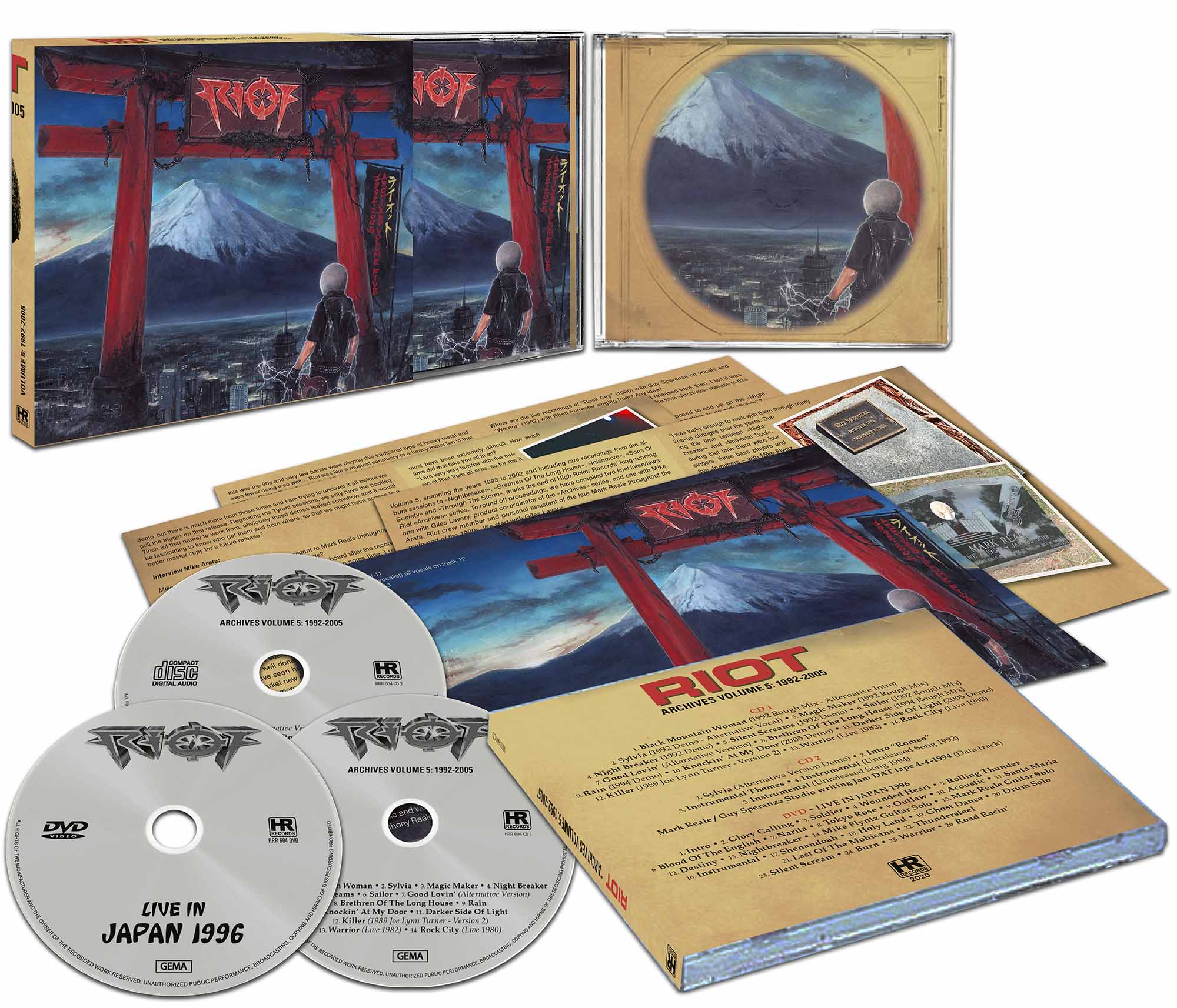 RIOT - Archives Volume 5: 1992-2005  DCD+DVD