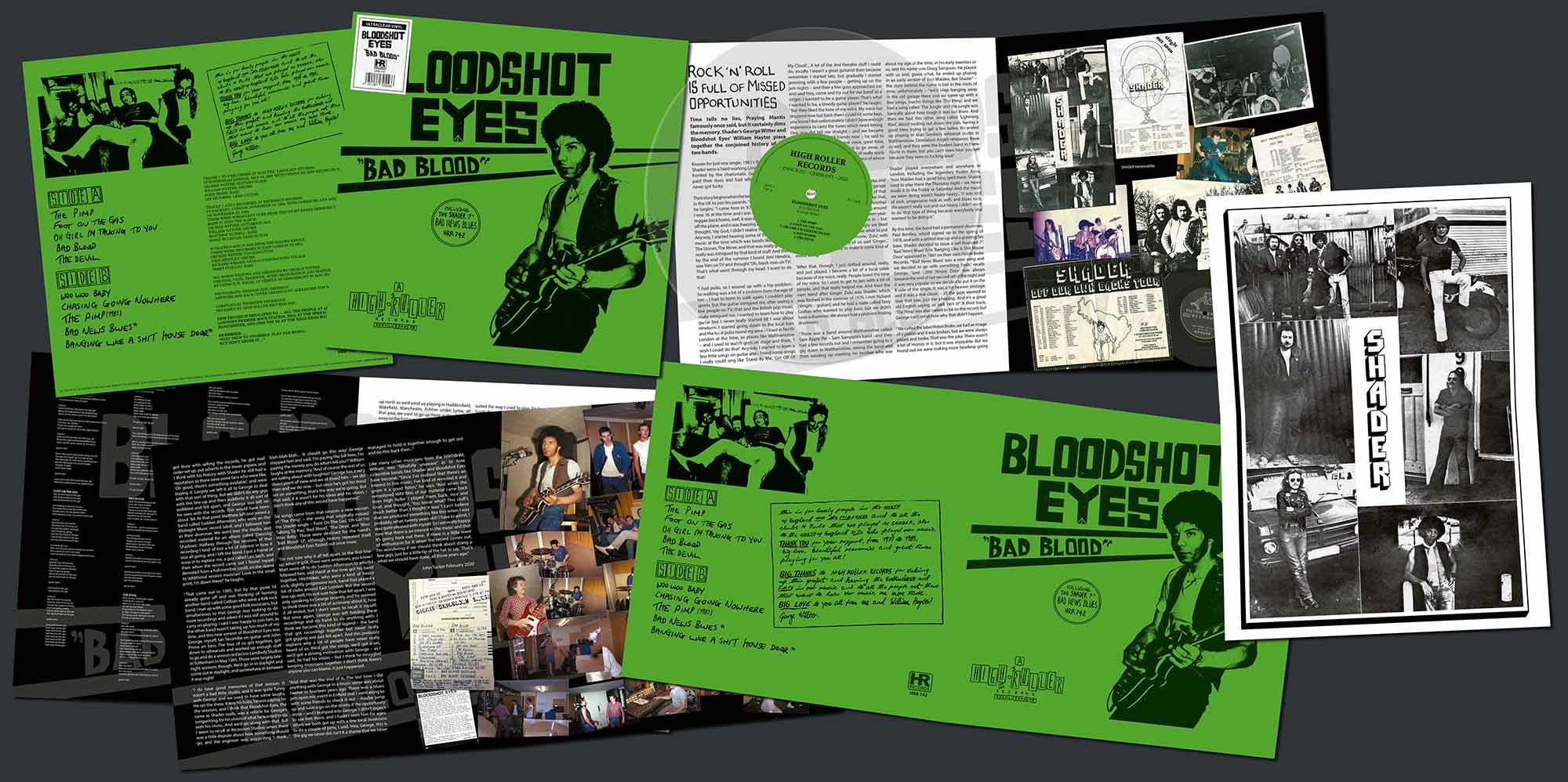 BLOODSHOT EYES - Bad Blood  LP