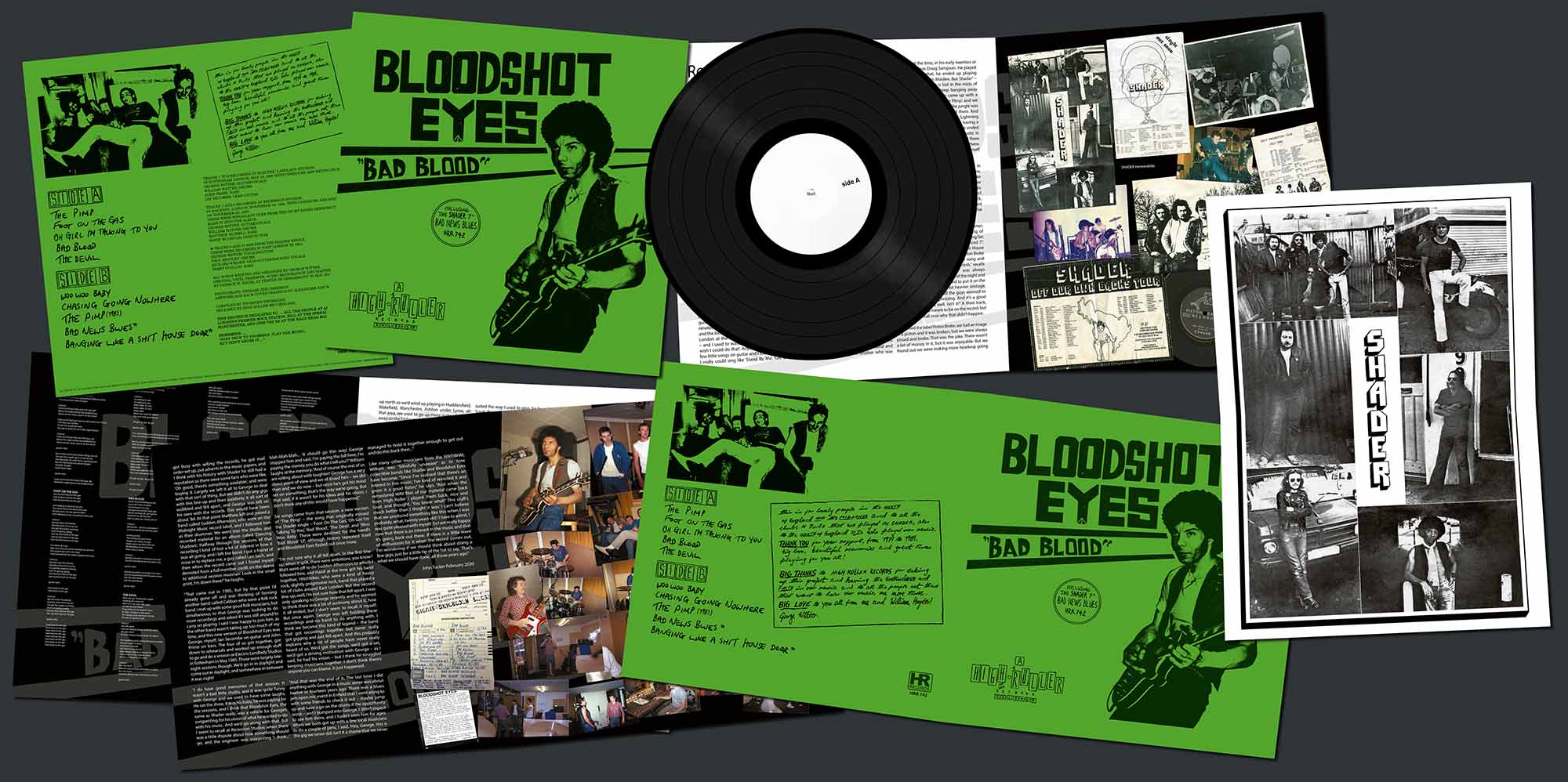 BLOODSHOT EYES - Bad Blood  LP