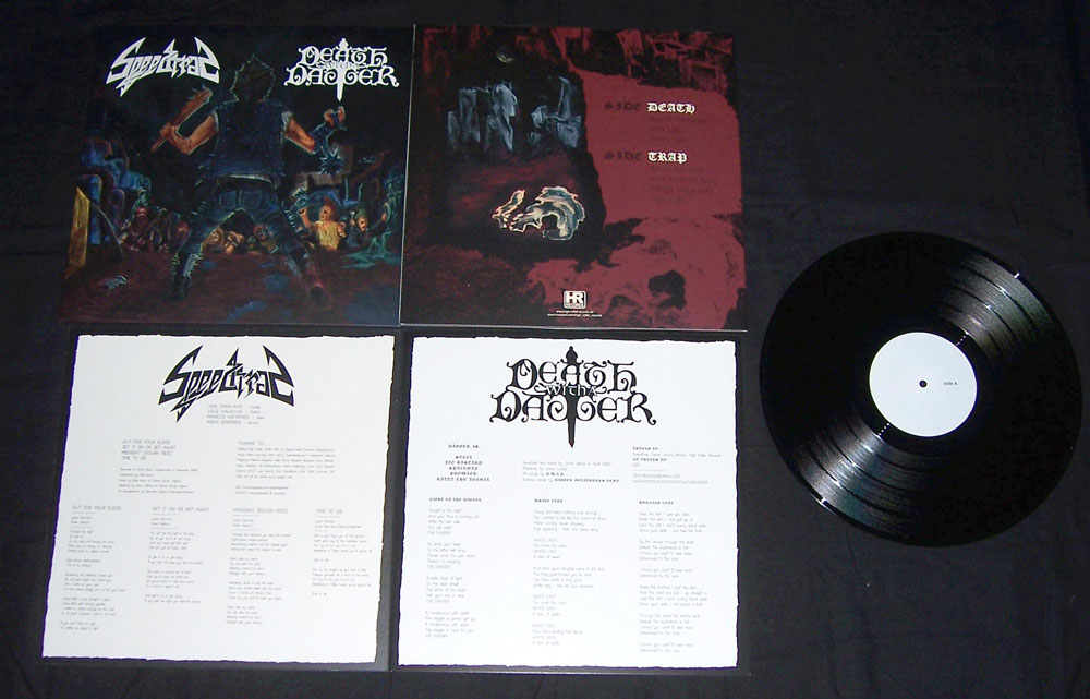 SPEEDTRAP/ DEATH WITH A DAGGER - Split LP