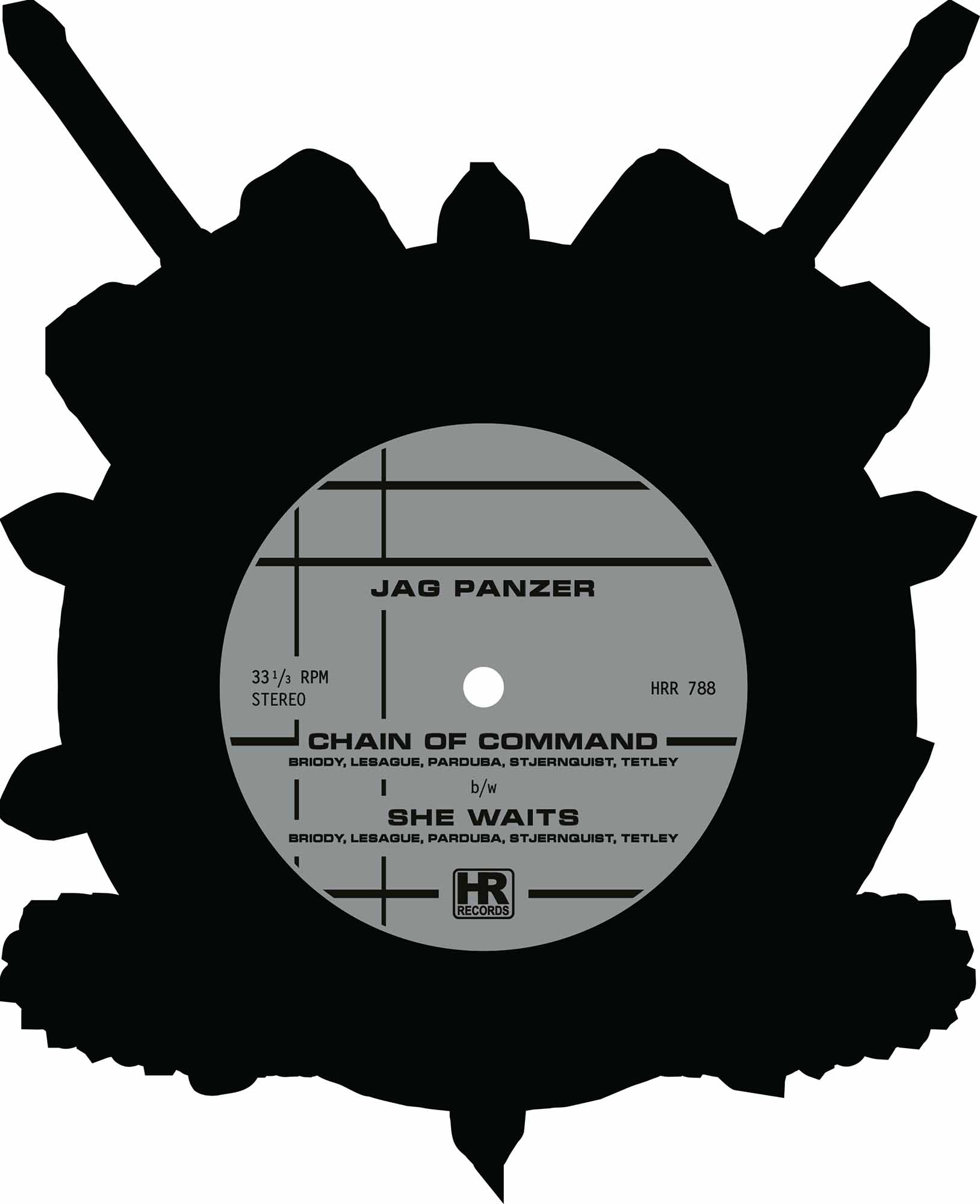 JAG PANZER - Chain of Command/ She Waits  PICTURE SHAPE