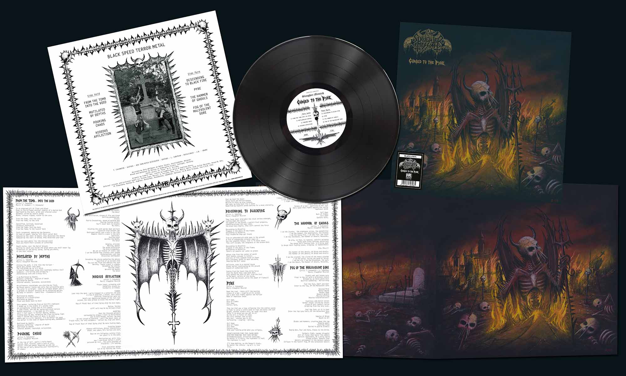SLAUGHTER MESSIAH - Cursed to the Pyre  LP