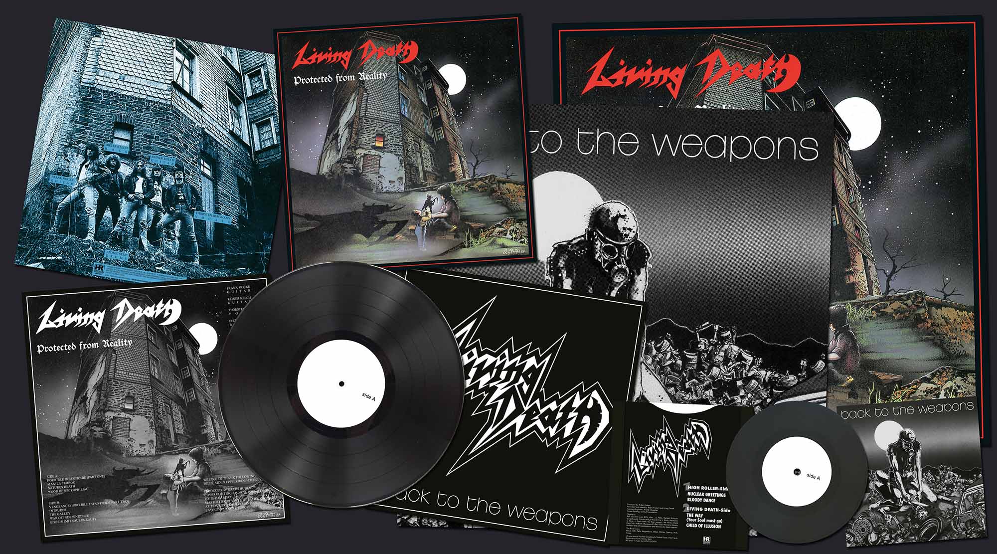 LIVING DEATH - Protected from Reality  LP+7