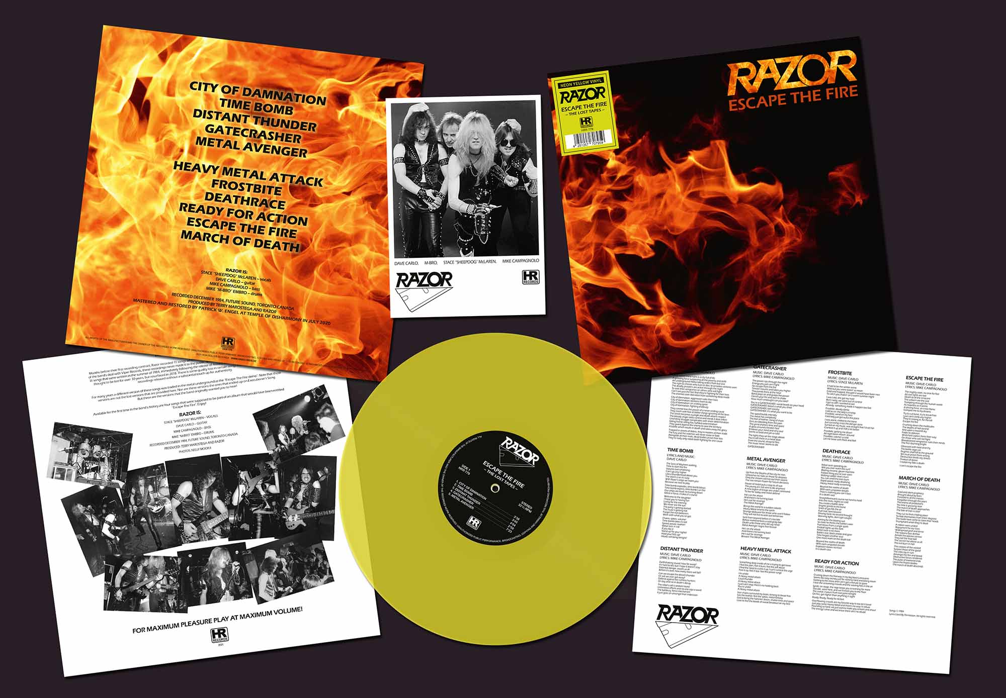RAZOR - Escape the Fire  LP