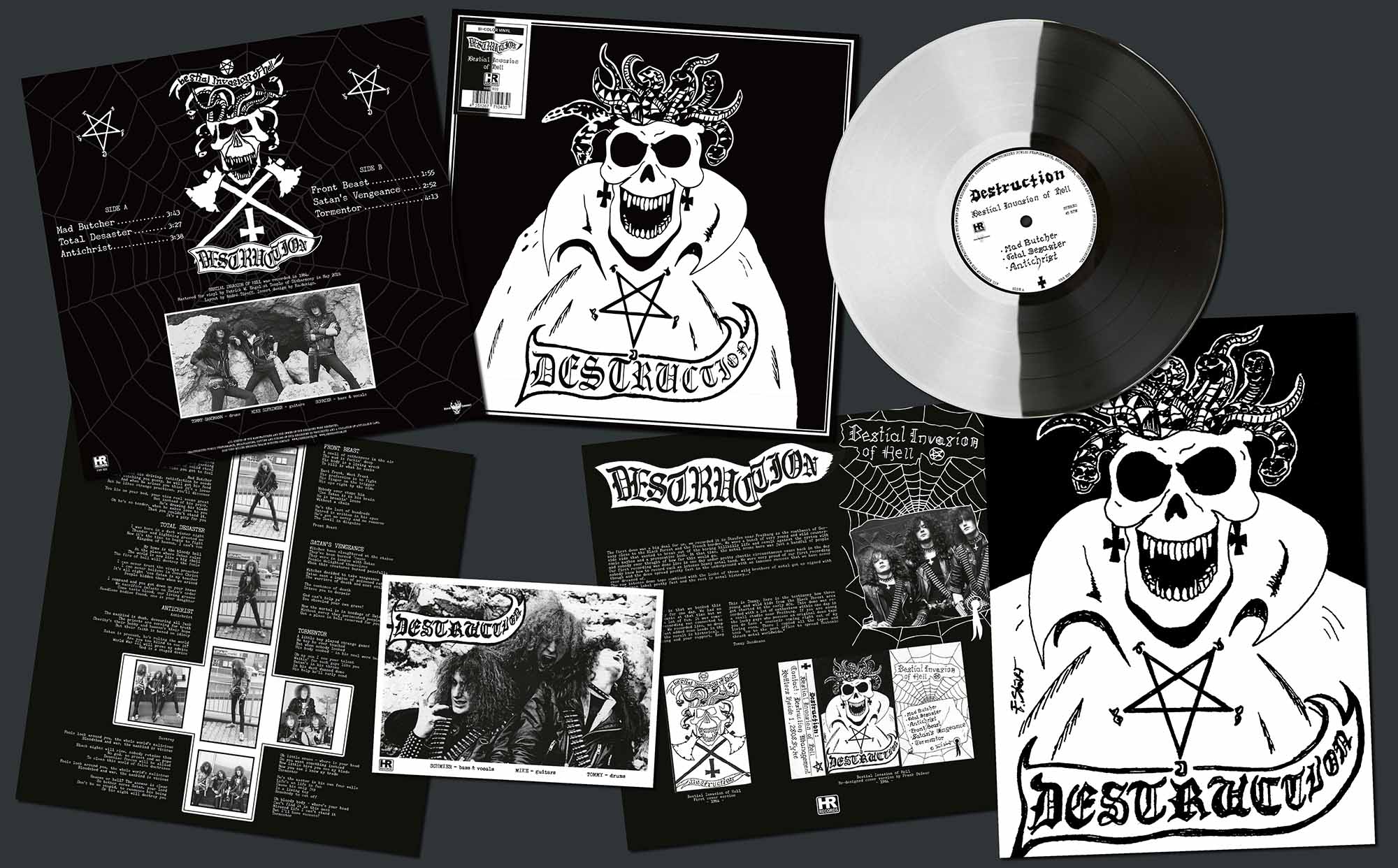 DESTRUCTION - Bestial Invasion of Hell  LP