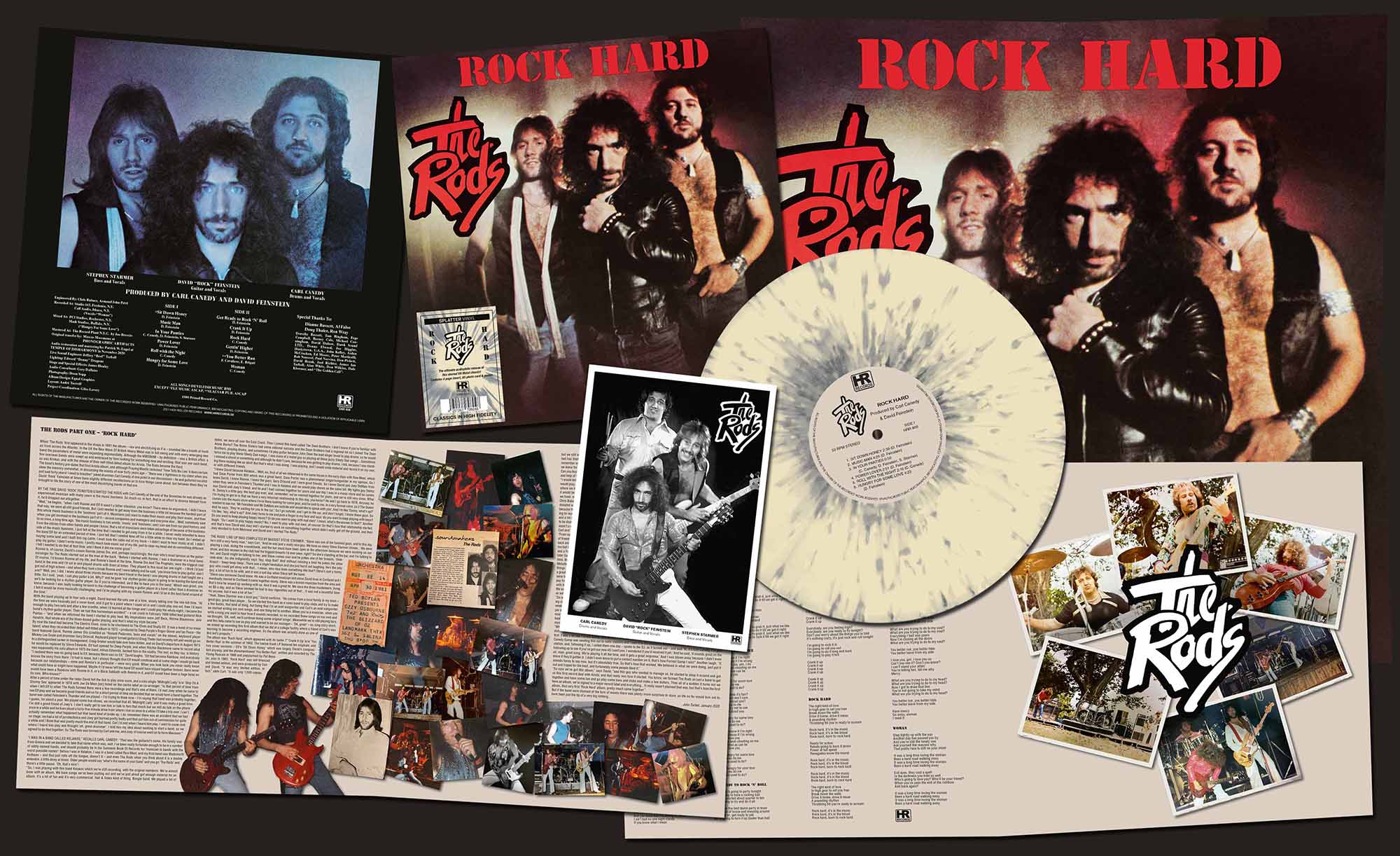 THE RODS - Rock Hard  LP