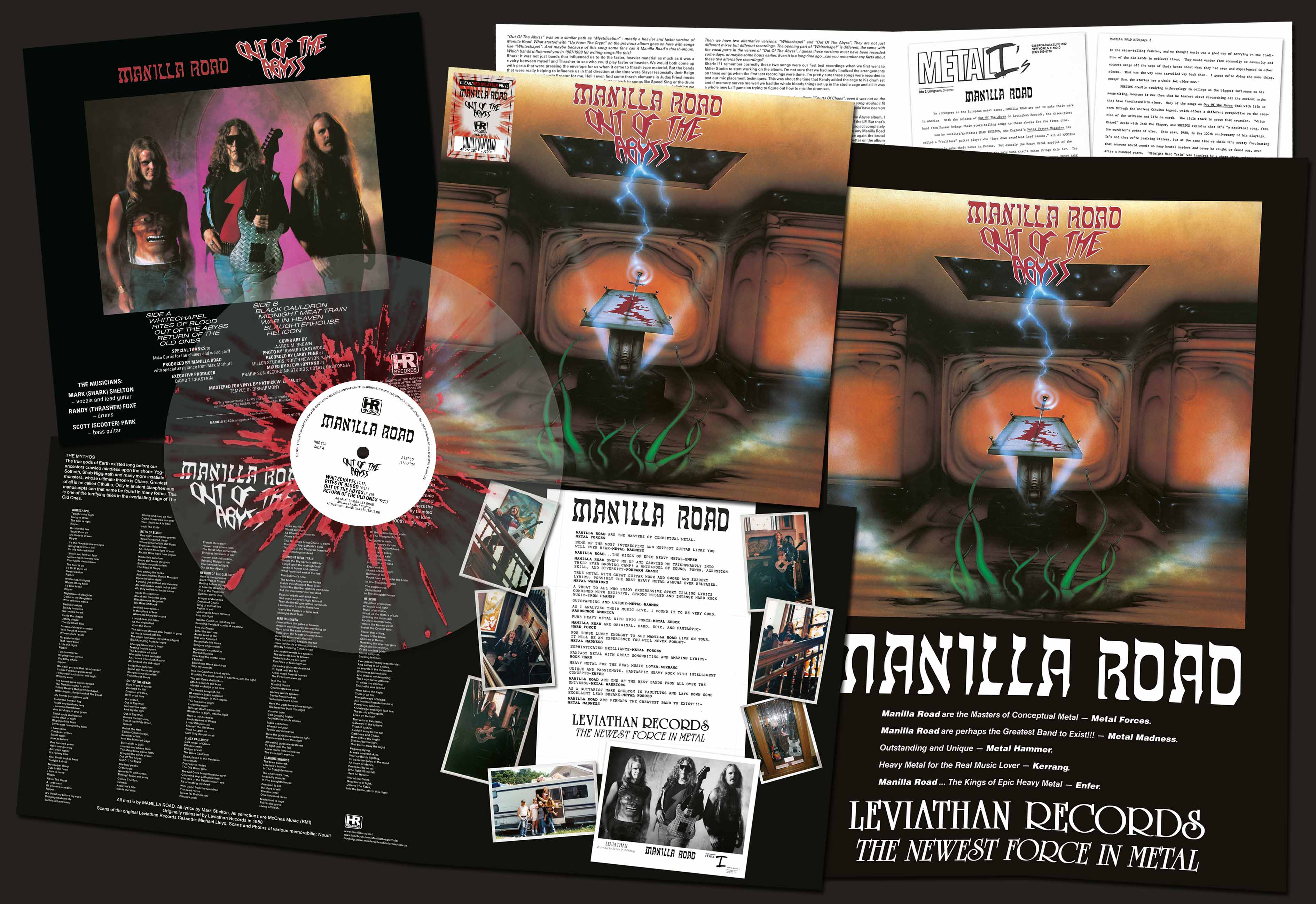 MANILLA ROAD - Out of the Abyss  LP