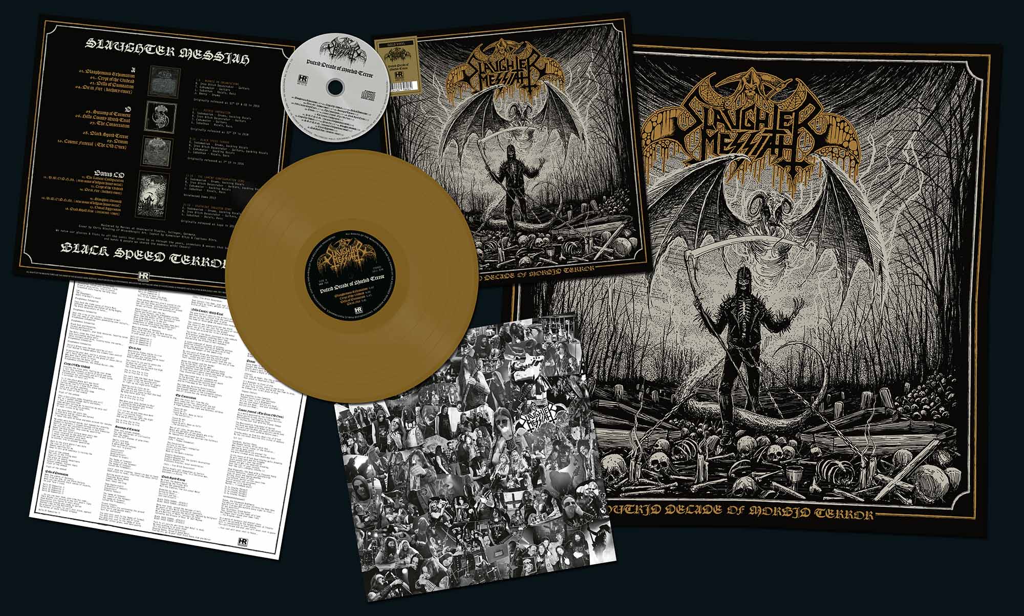 SLAUGHTER MESSIAH - Putrid Decade of Morbid Terror  LP+CD