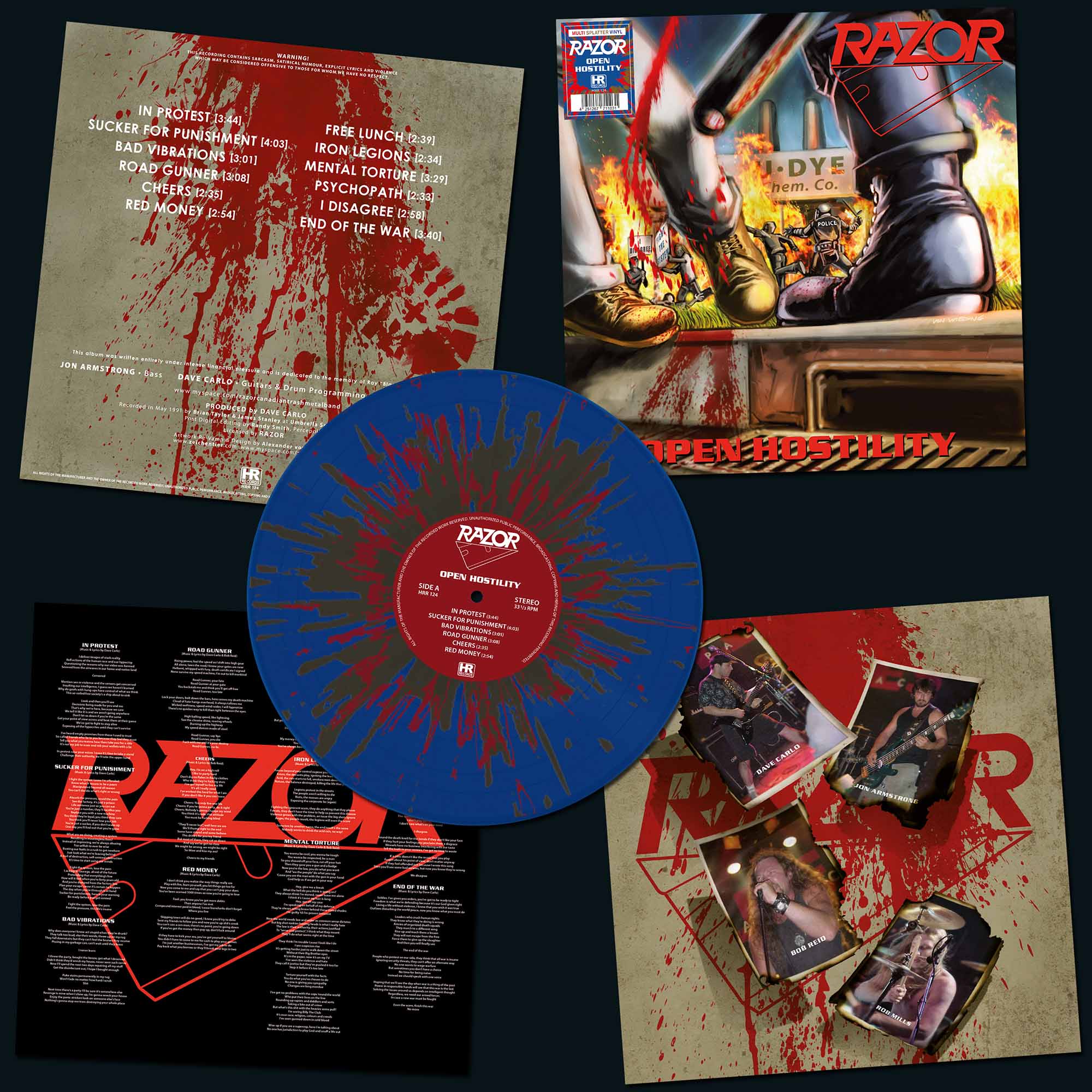 RAZOR - Open Hostility LP