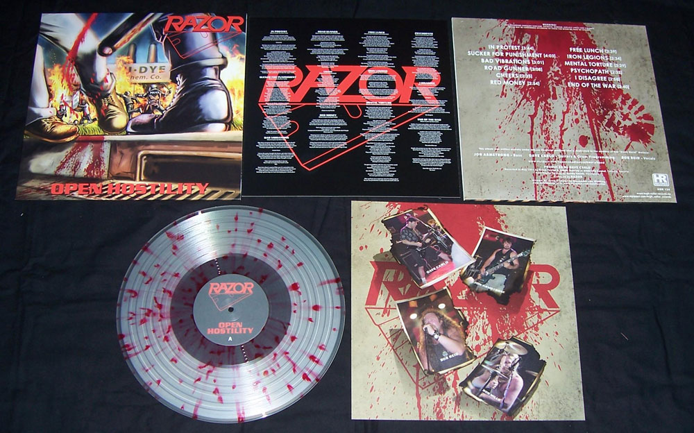 RAZOR - Open Hostility LP