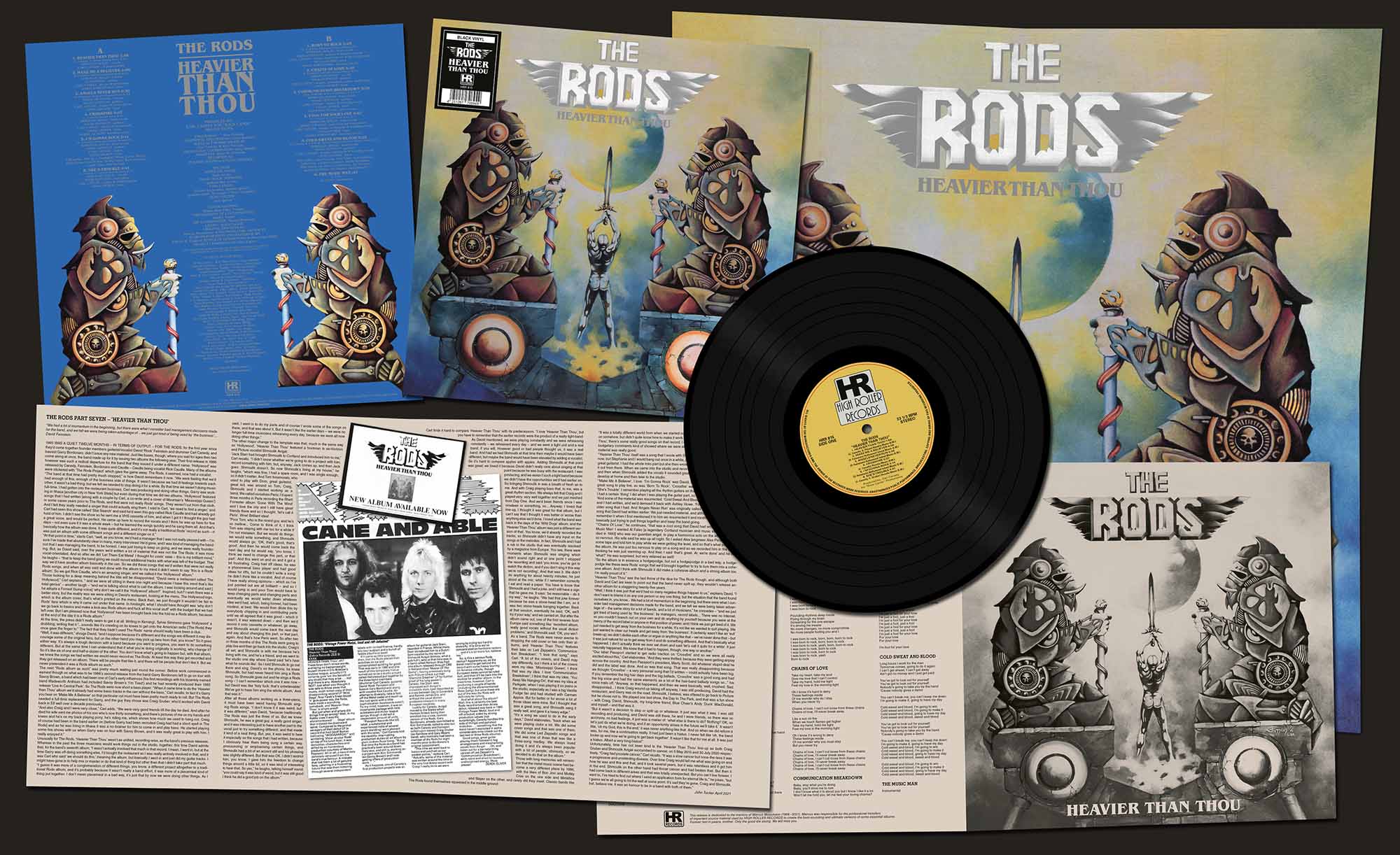 THE RODS - Heavier than Thou  LP