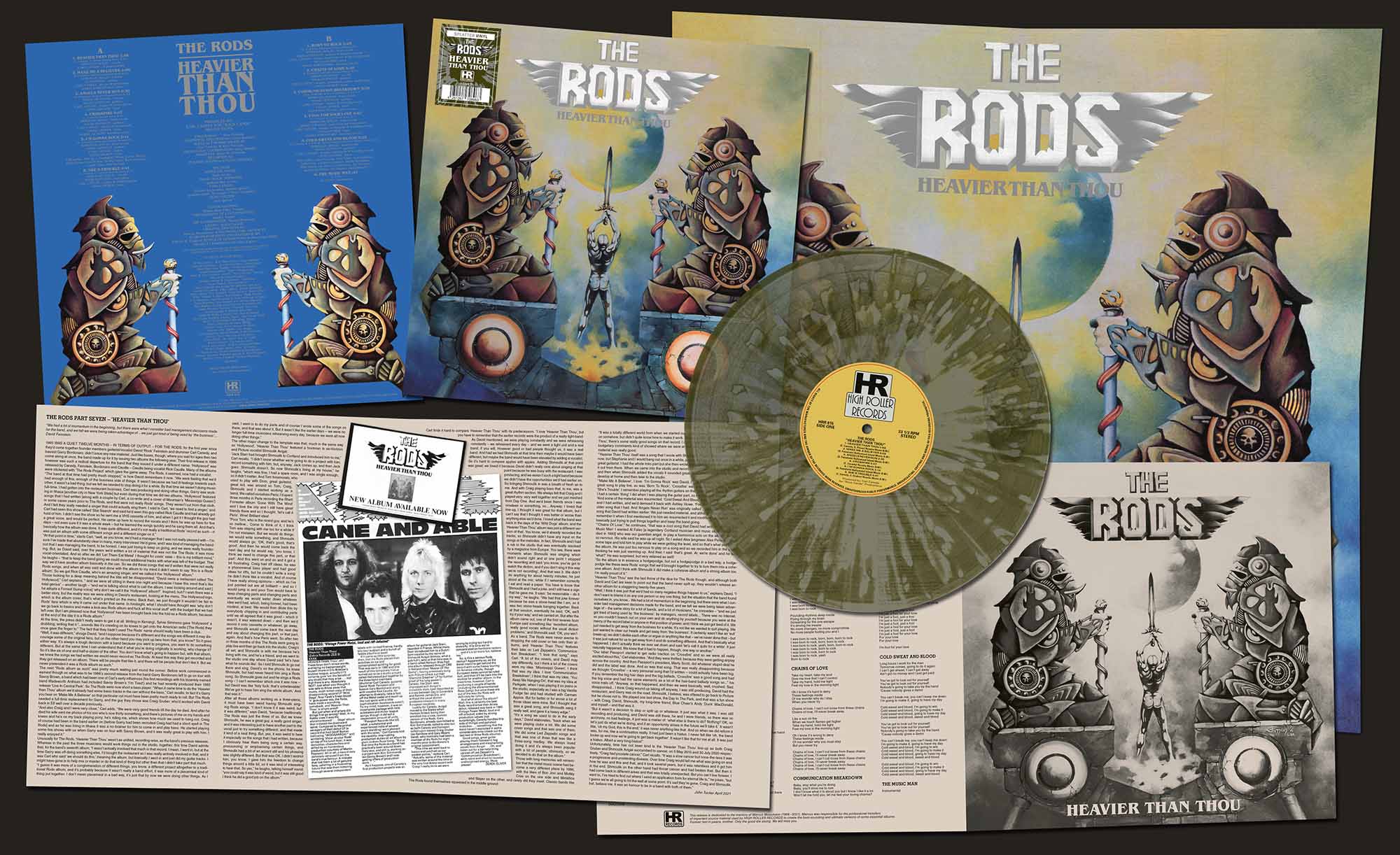 THE RODS - Heavier than Thou  LP