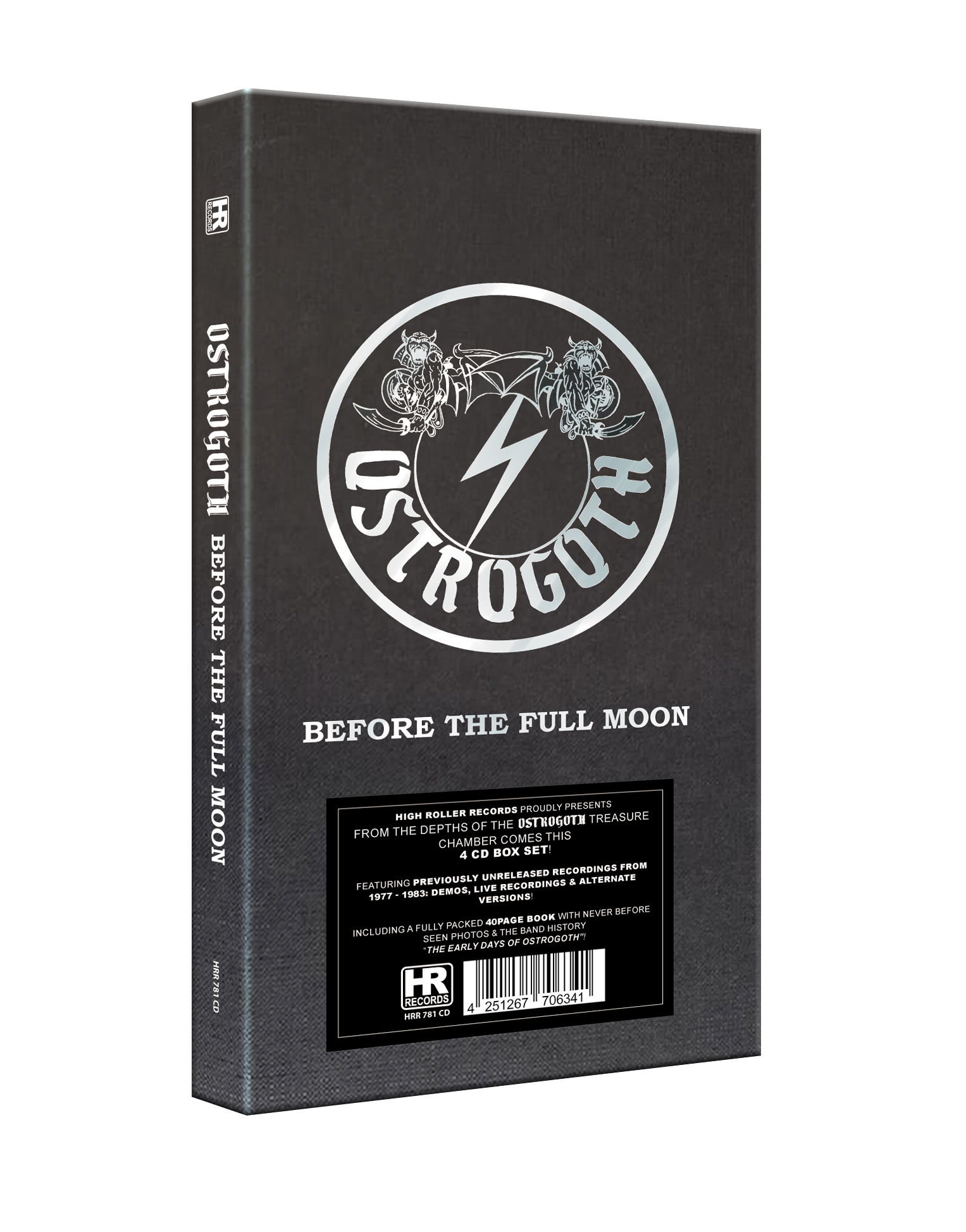 OSTROGOTH - Before the Full Moon  CD BOOK