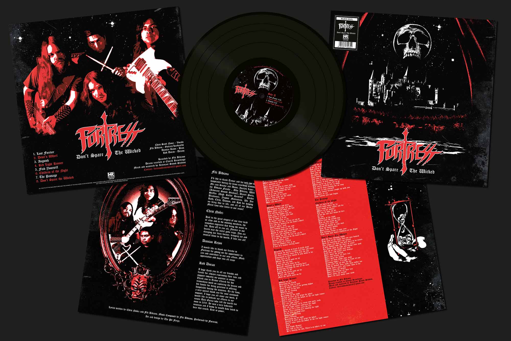 FORTRESS - Don't Spare the Wicked  LP