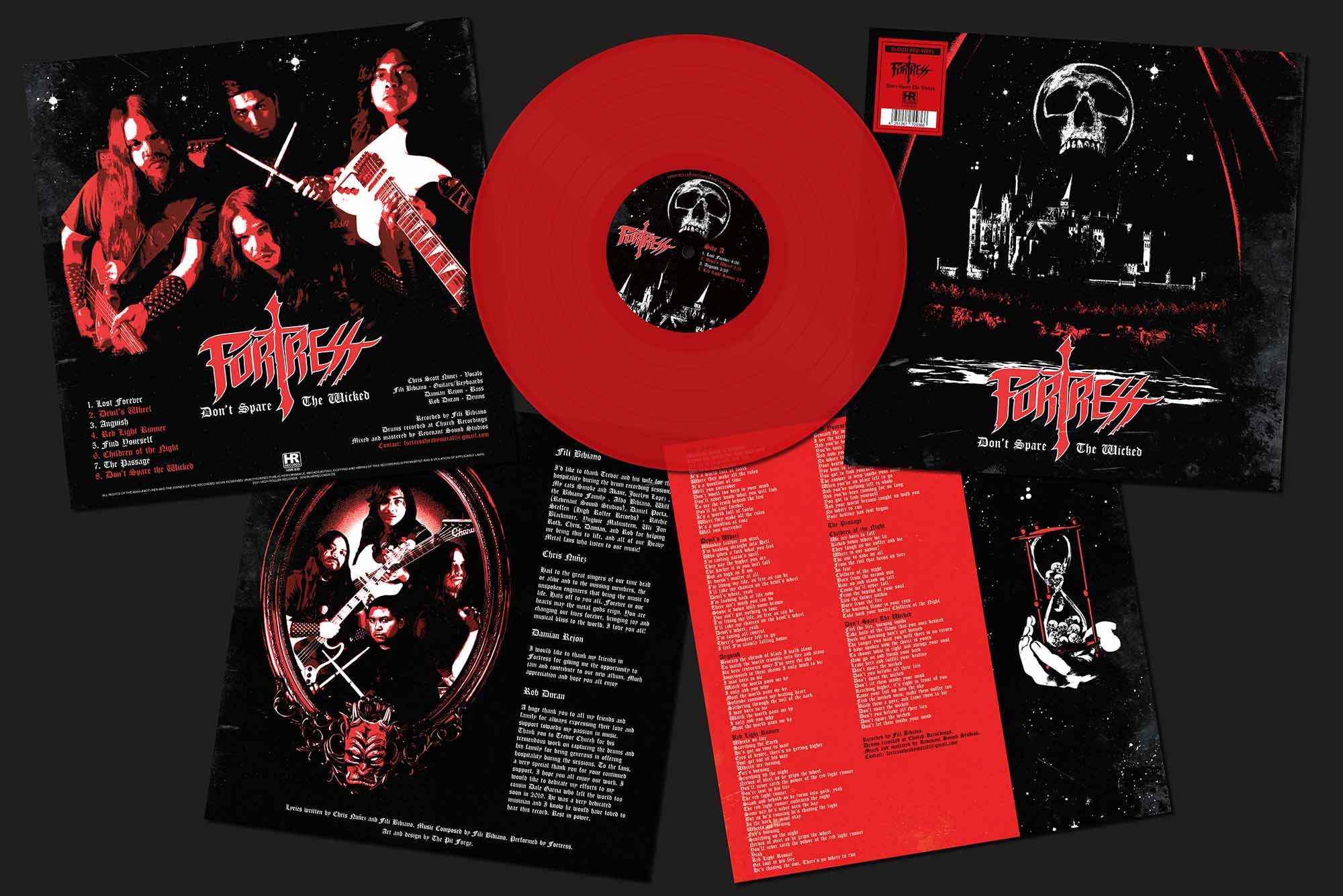 FORTRESS - Don't Spare the Wicked  LP