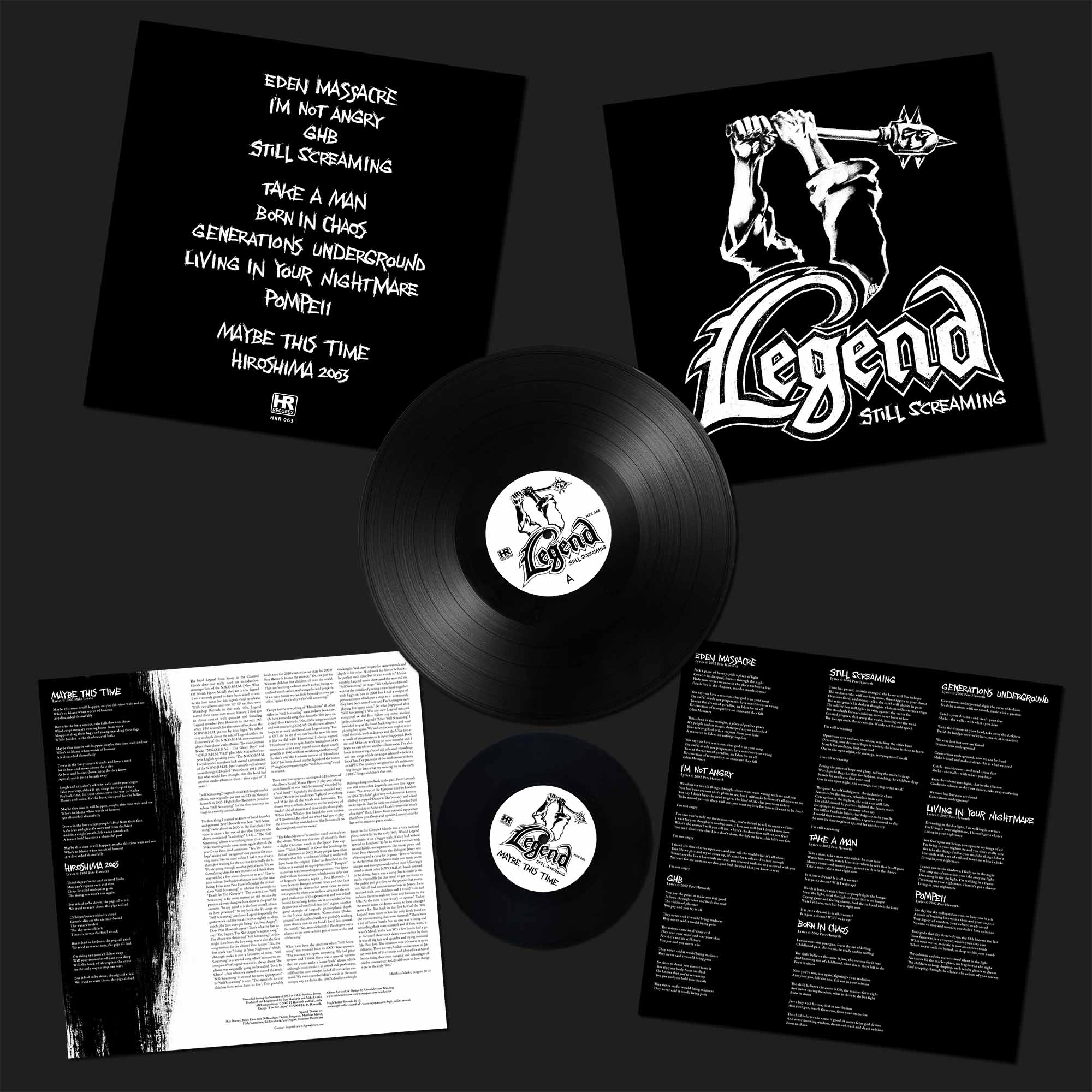 LEGEND - Still Screaming  LP