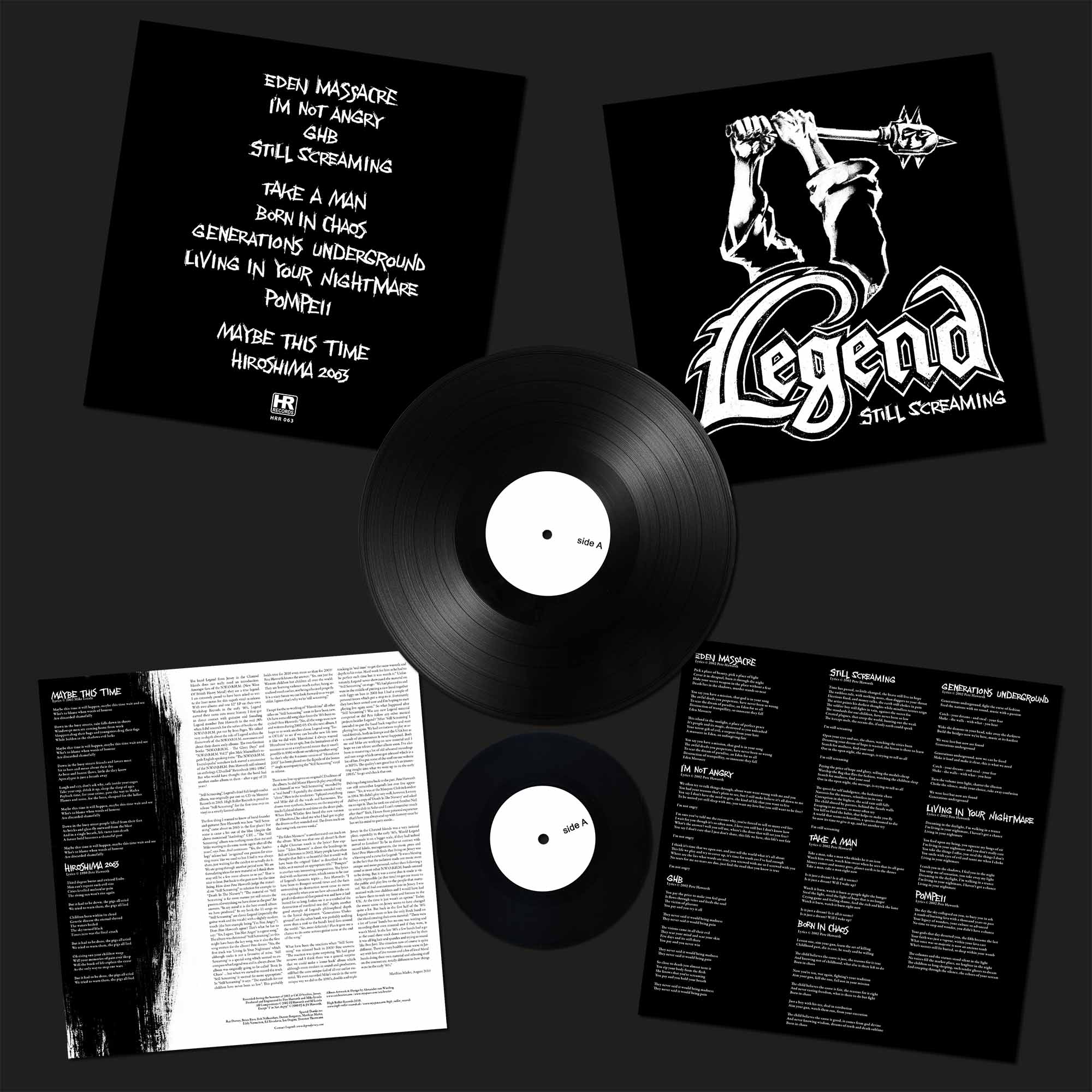 LEGEND - Still Screaming  LP