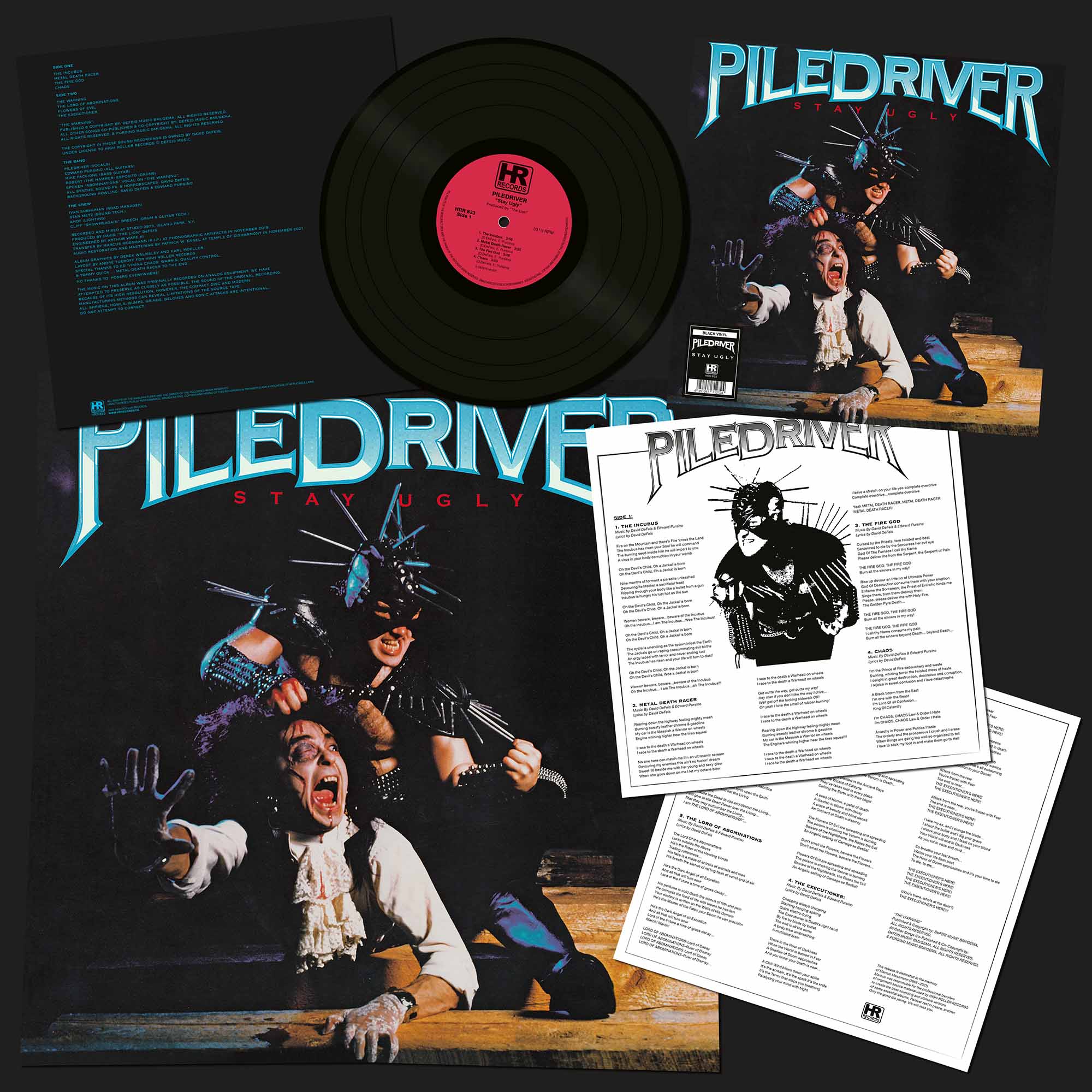 PILEDRIVER - Stay Ugly  LP