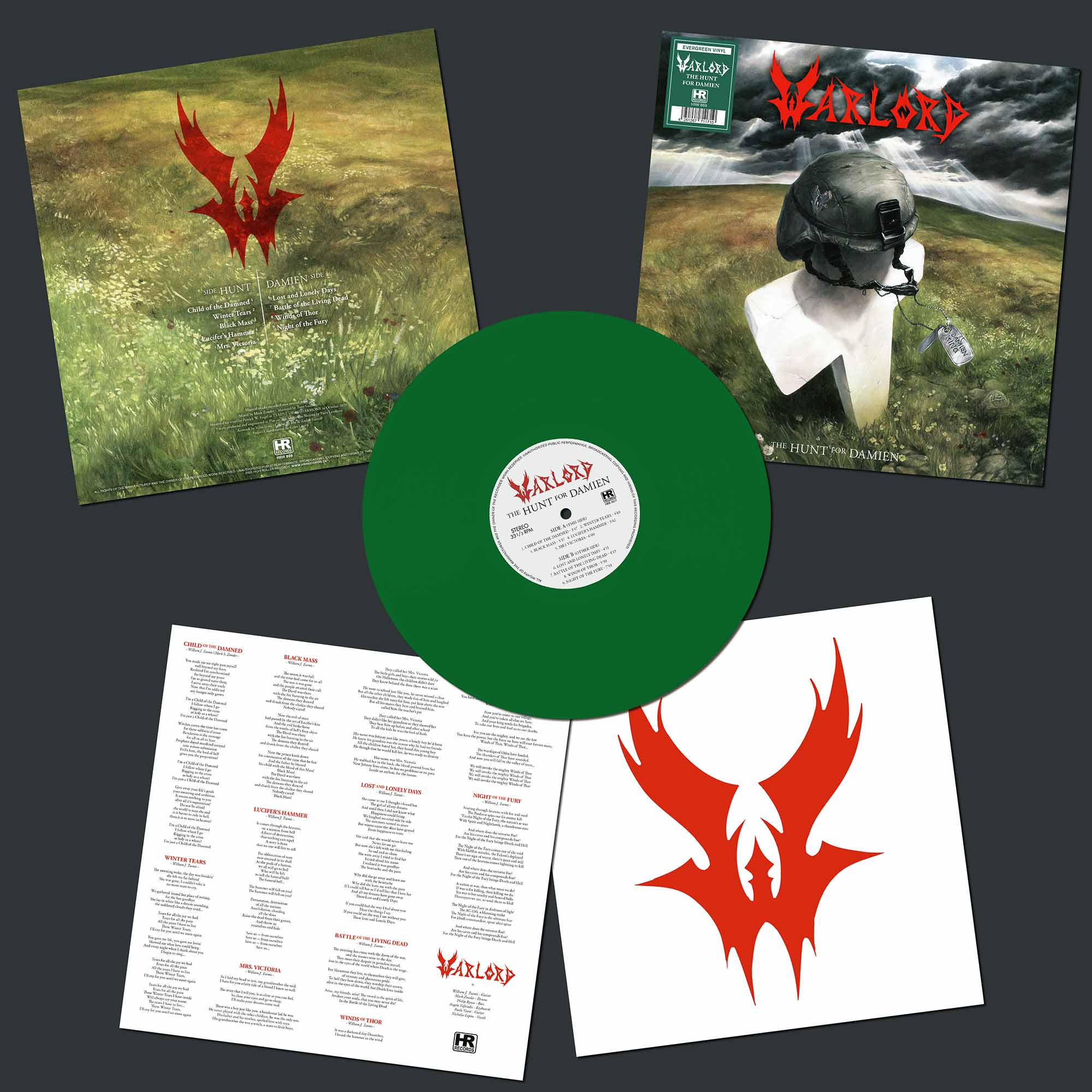 WARLORD - The Hunt for Damien  LP