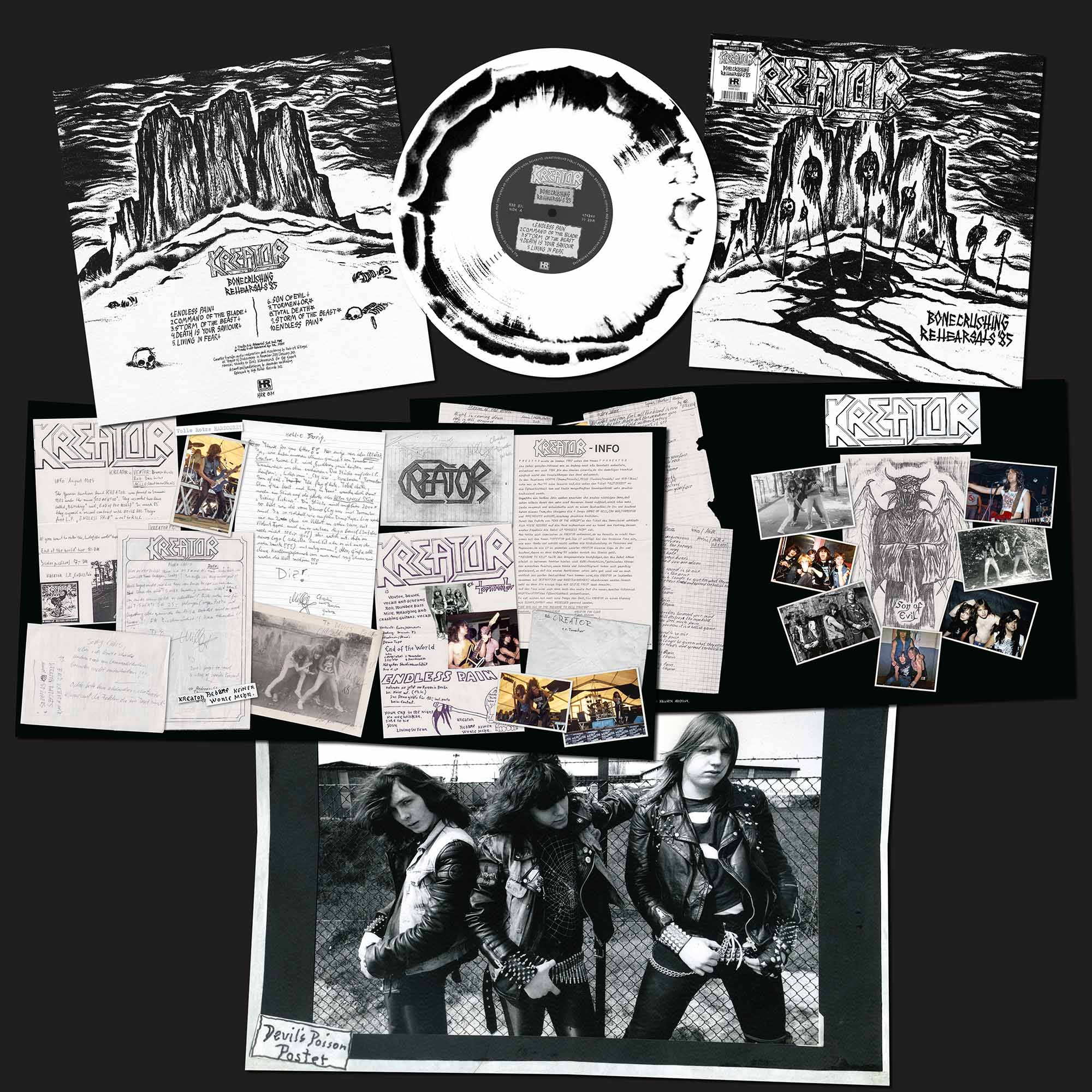 KREATOR - Bonecrushing Rehearsals '85 LP