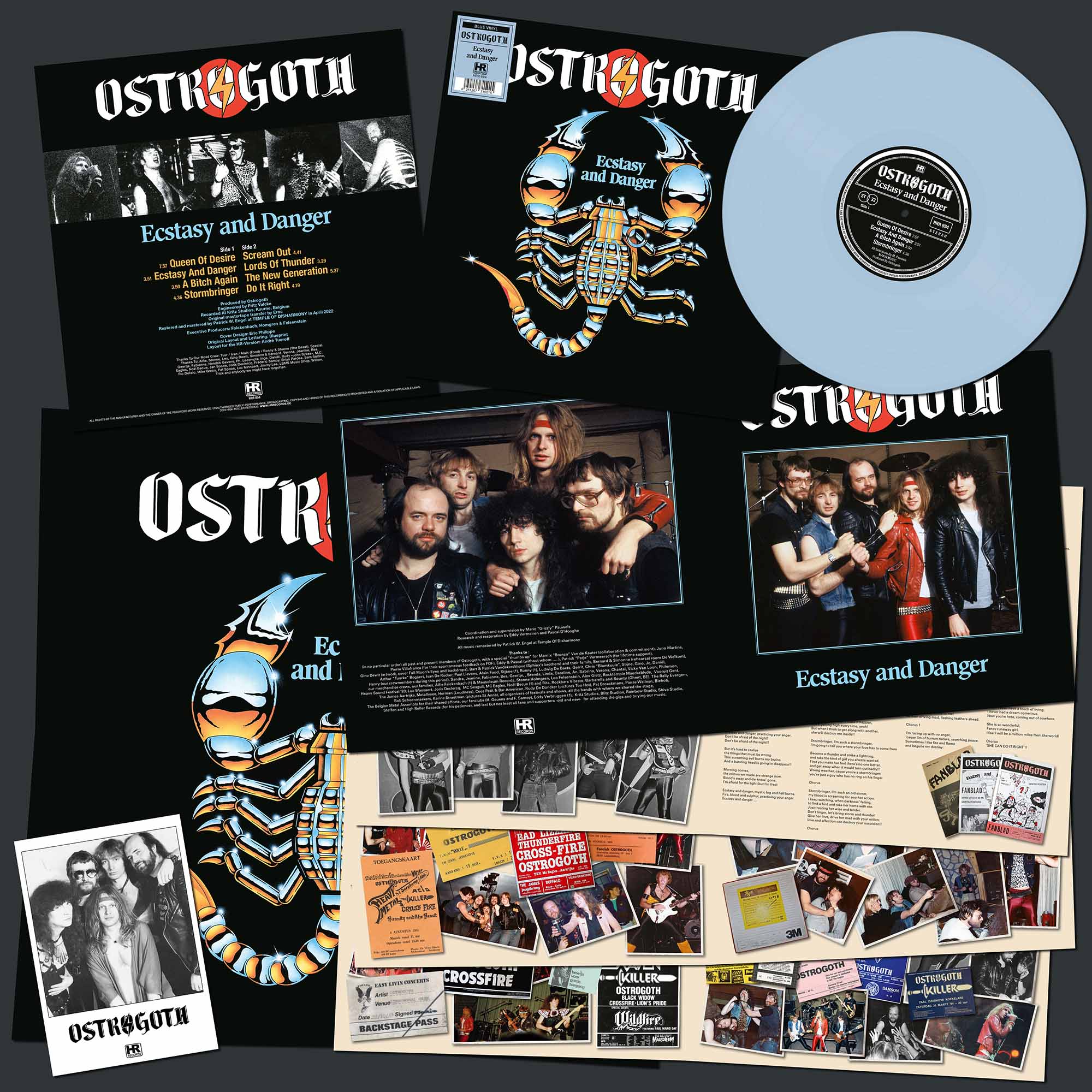 OSTROGOTH - Ecstasy and Danger  LP