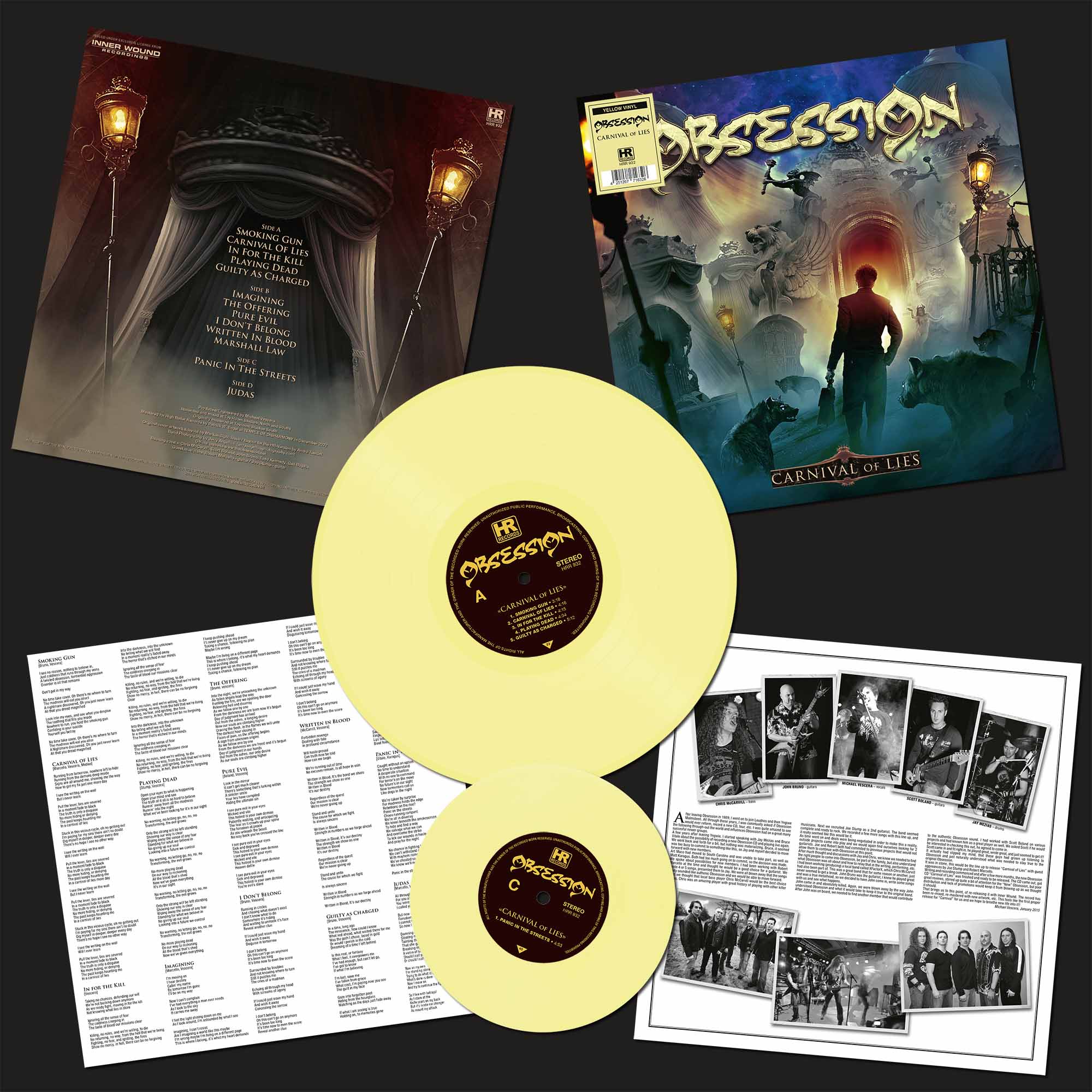 OBSESSION - Carnival of Lies  LP+7