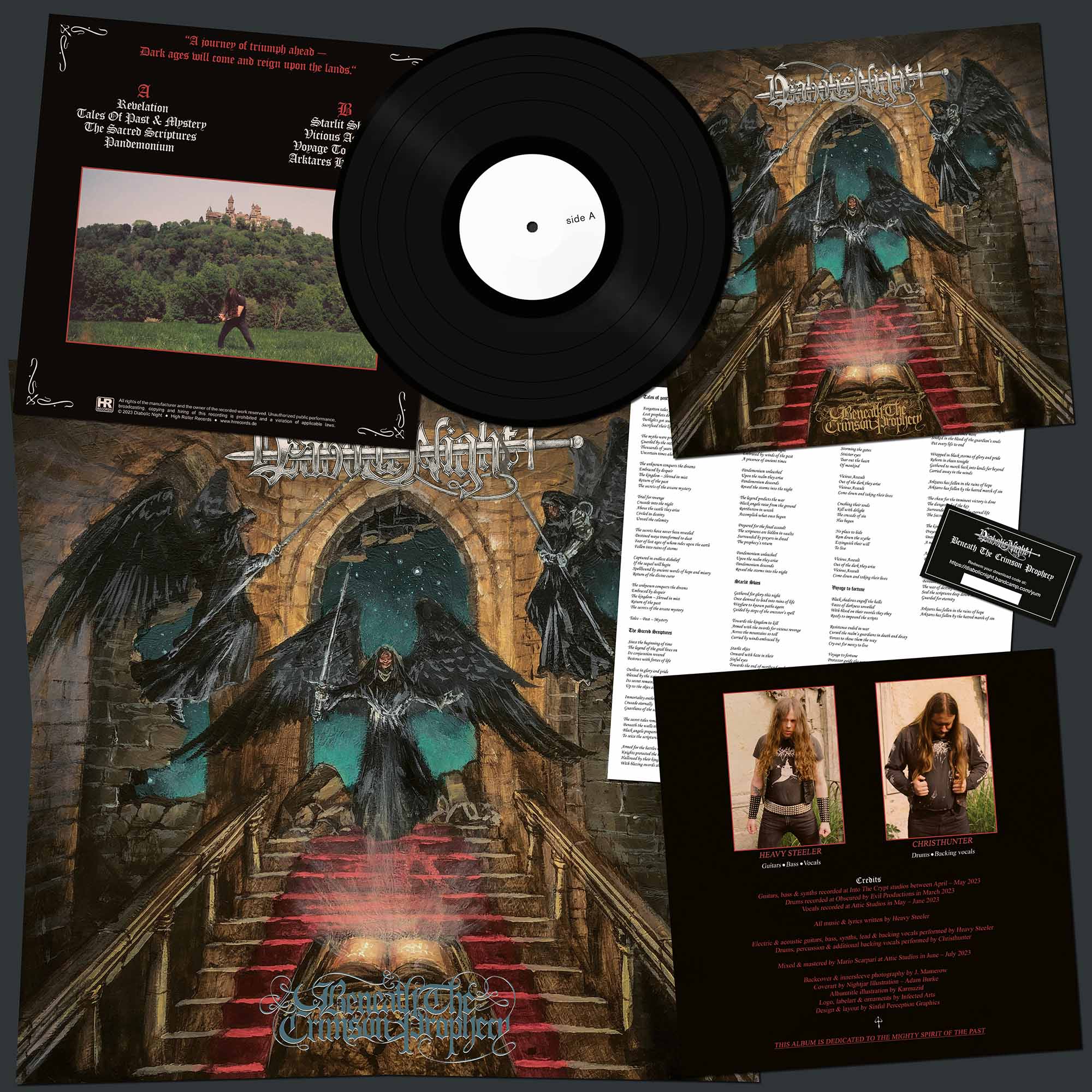 DIABOLIC NIGHT - Beneath the Crimson Prophecy  LP