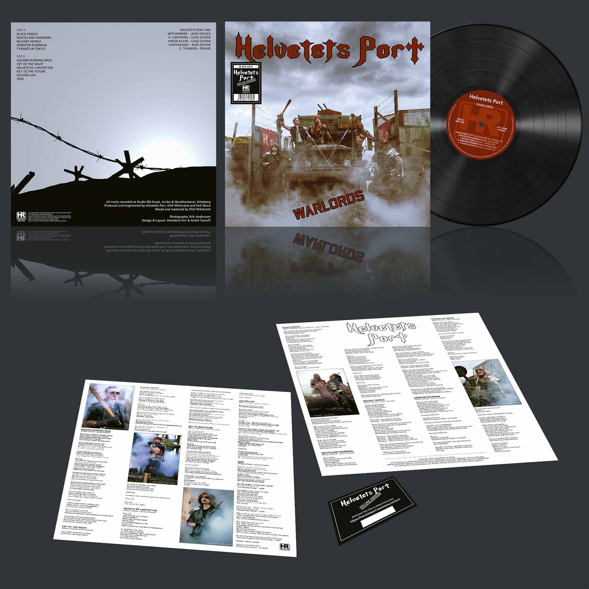 HELVETETS PORT - Warlords  LP