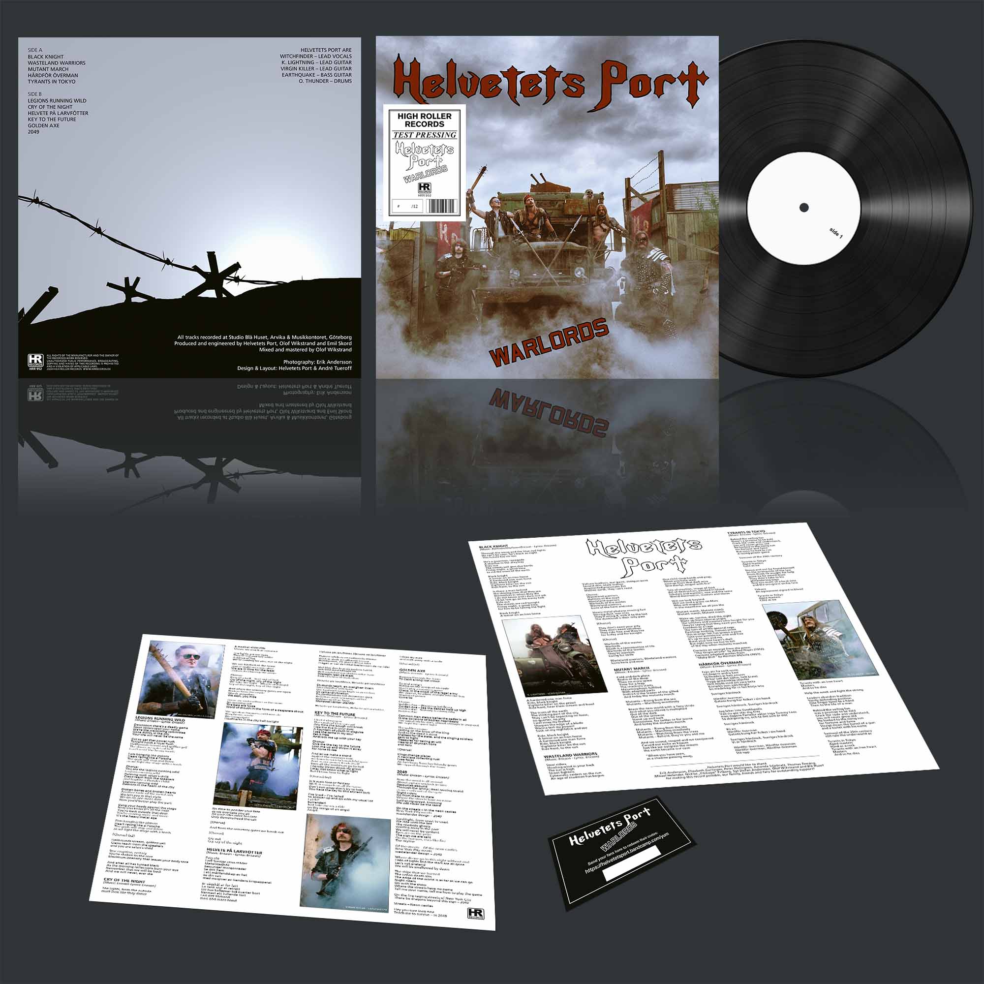 HELVETETS PORT - Warlords  LP