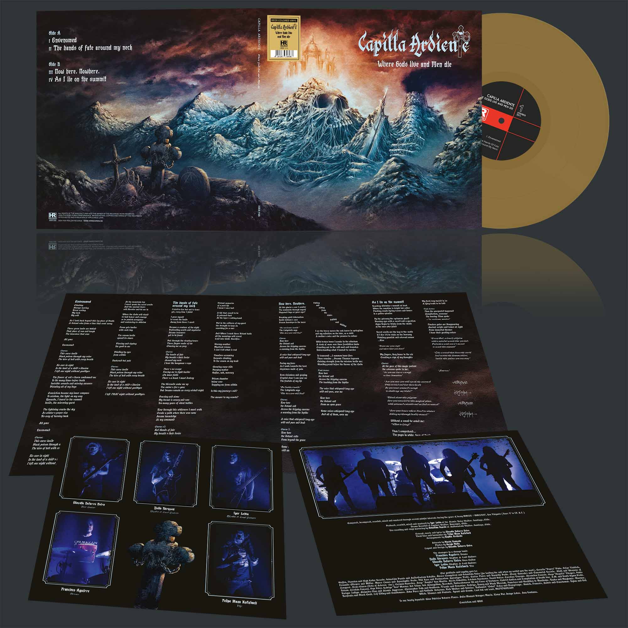 CAPILLA ARDIENTE - Where Gods Live and Men Die  LP