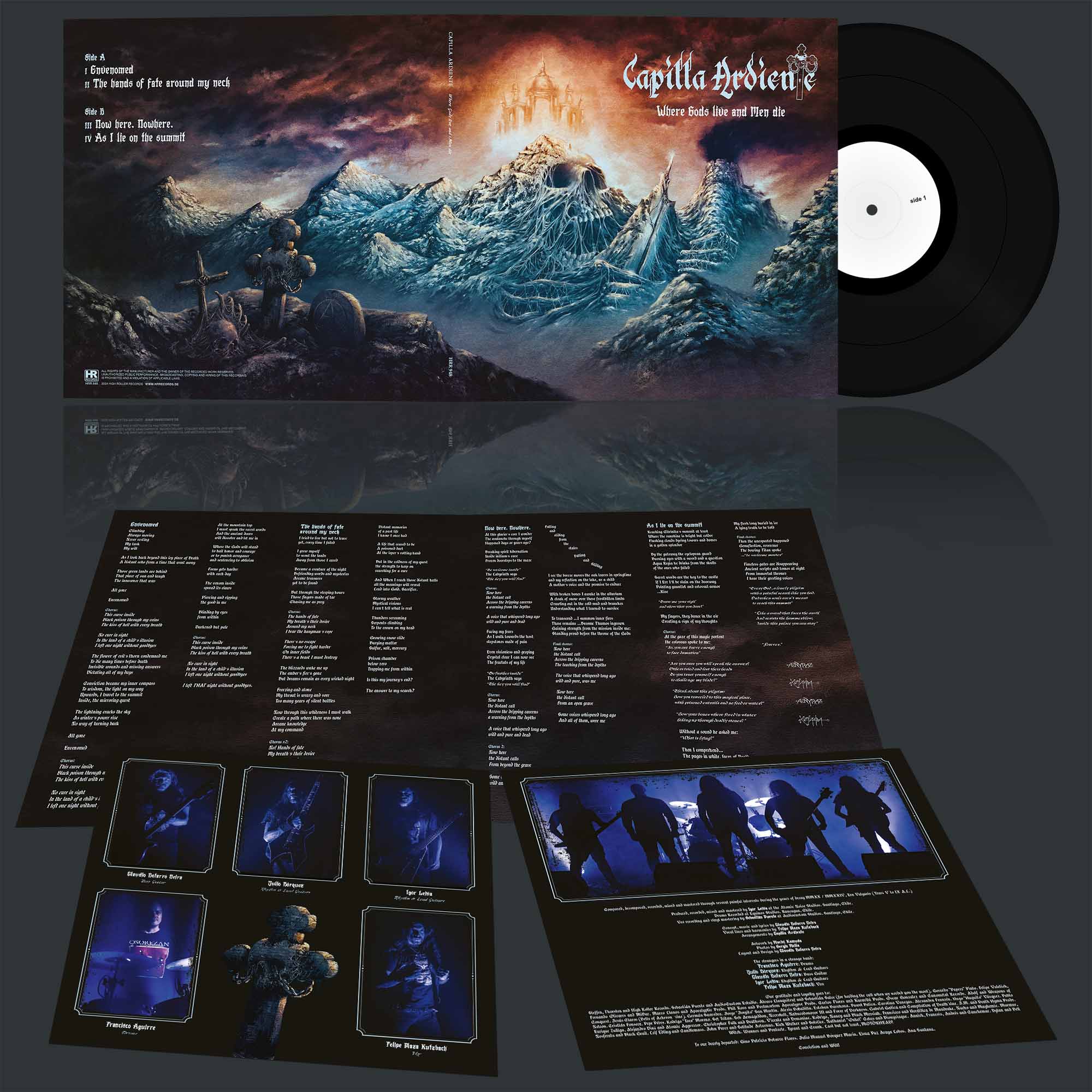 CAPILLA ARDIENTE - Where Gods Live and Men Die  LP