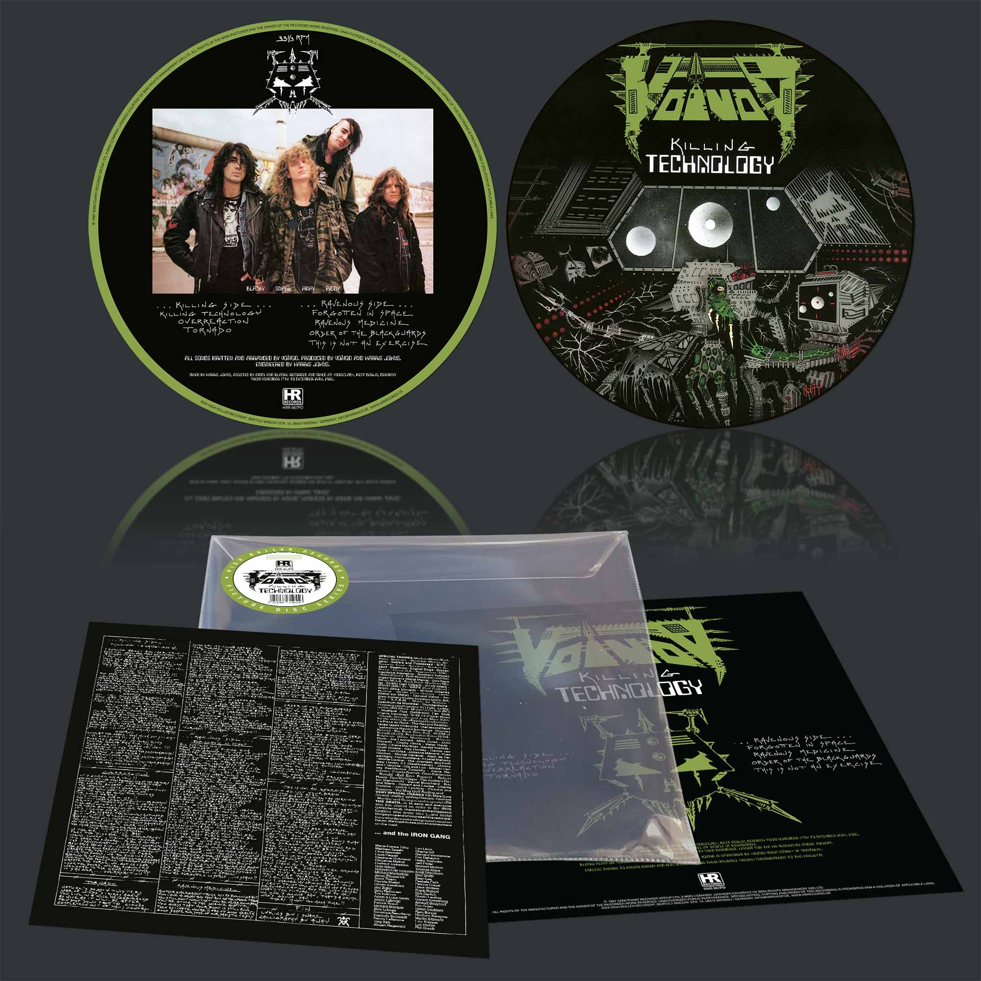 VOIVOD - Killing Technology  LP  PICTURE DISC