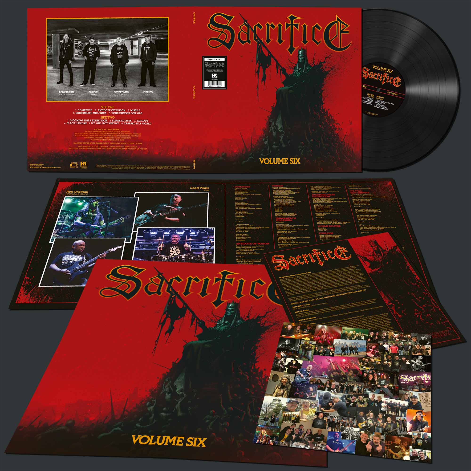 SACRIFICE - Volume Six  LP