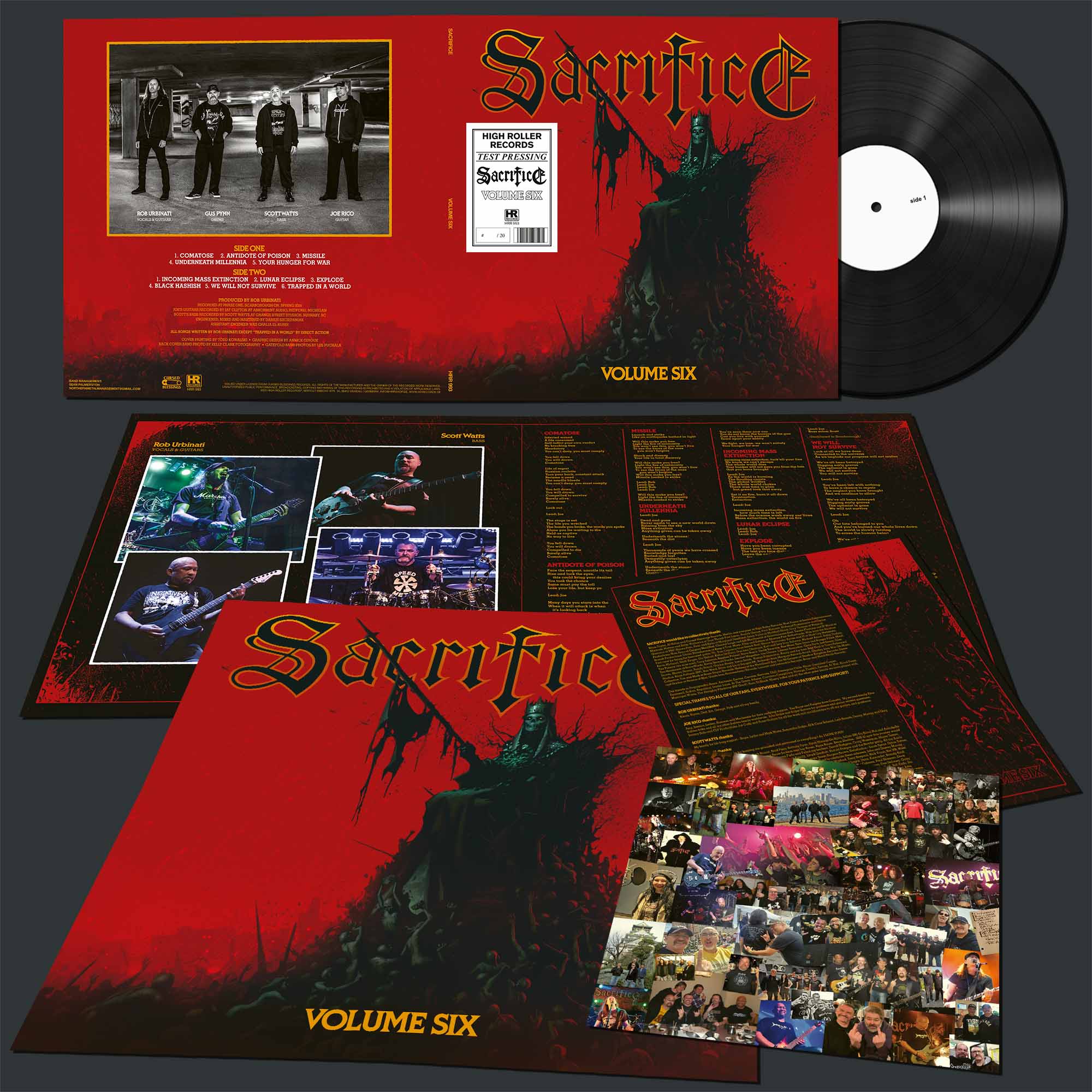 SACRIFICE - Volume Six  LP