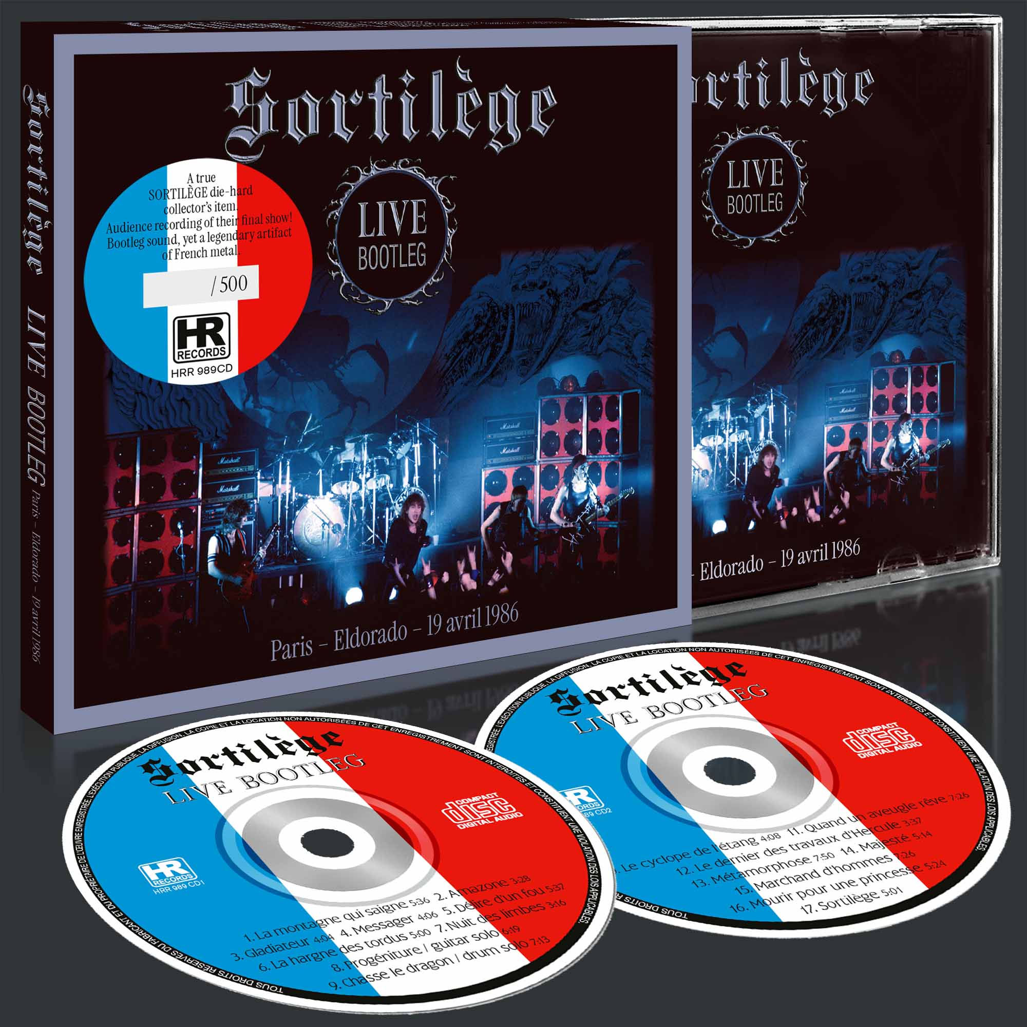 SORTILEGE - Live Bootleg  DCD