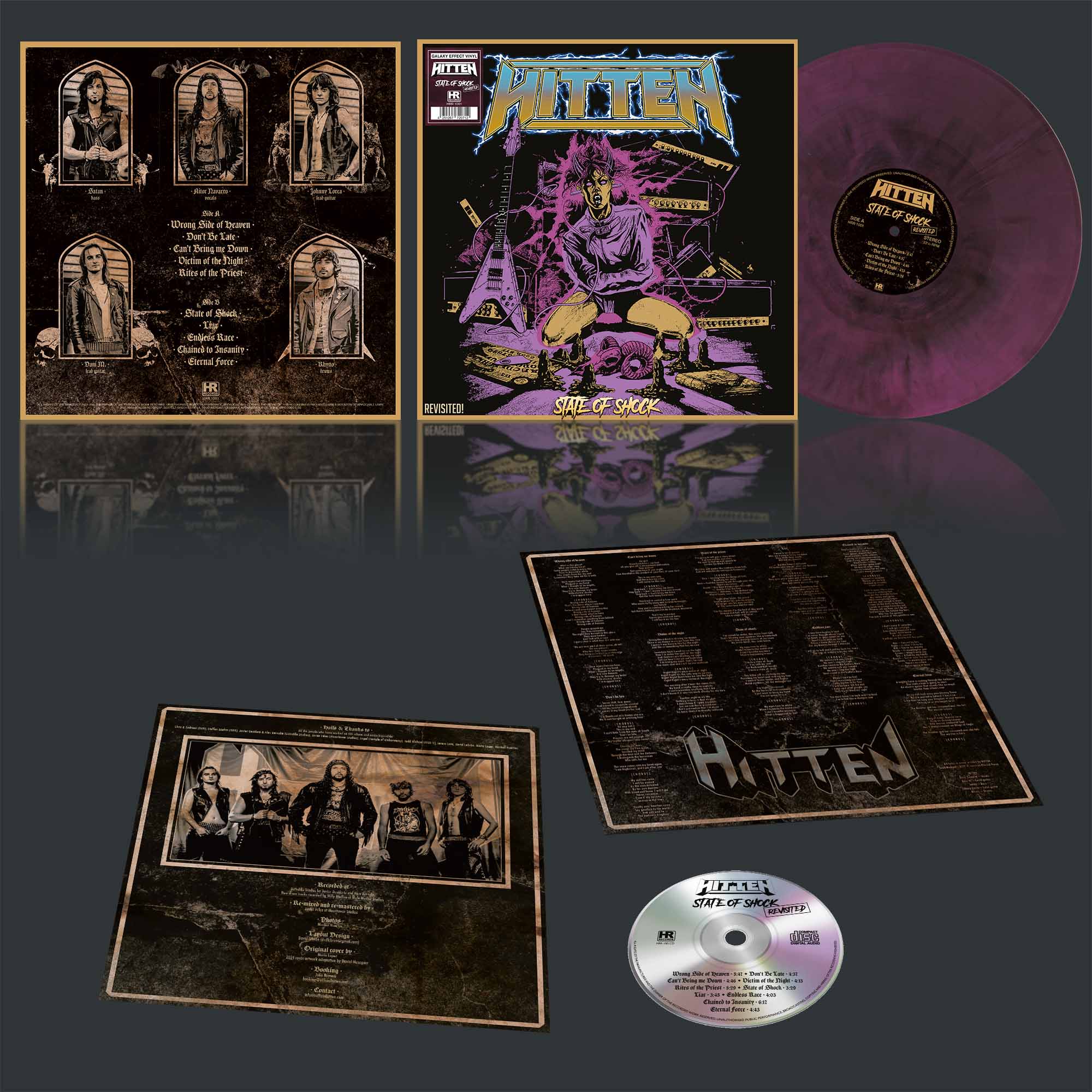 HITTEN - State of Shock - Revisted  LP+CD