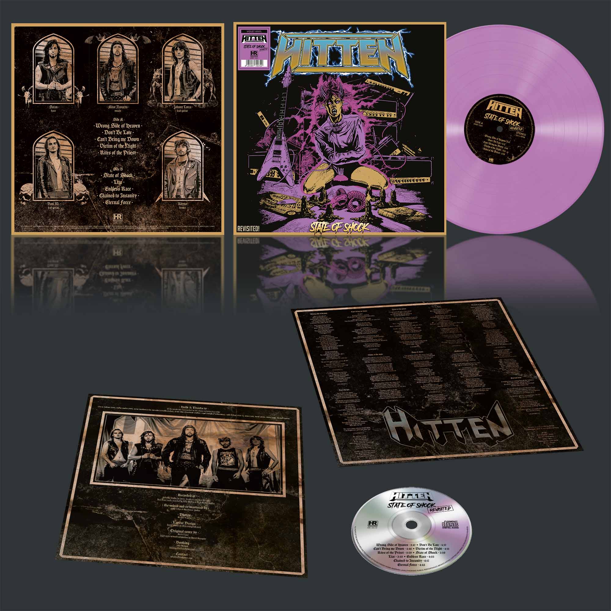 HITTEN - State of Shock - Revisted  LP+CD