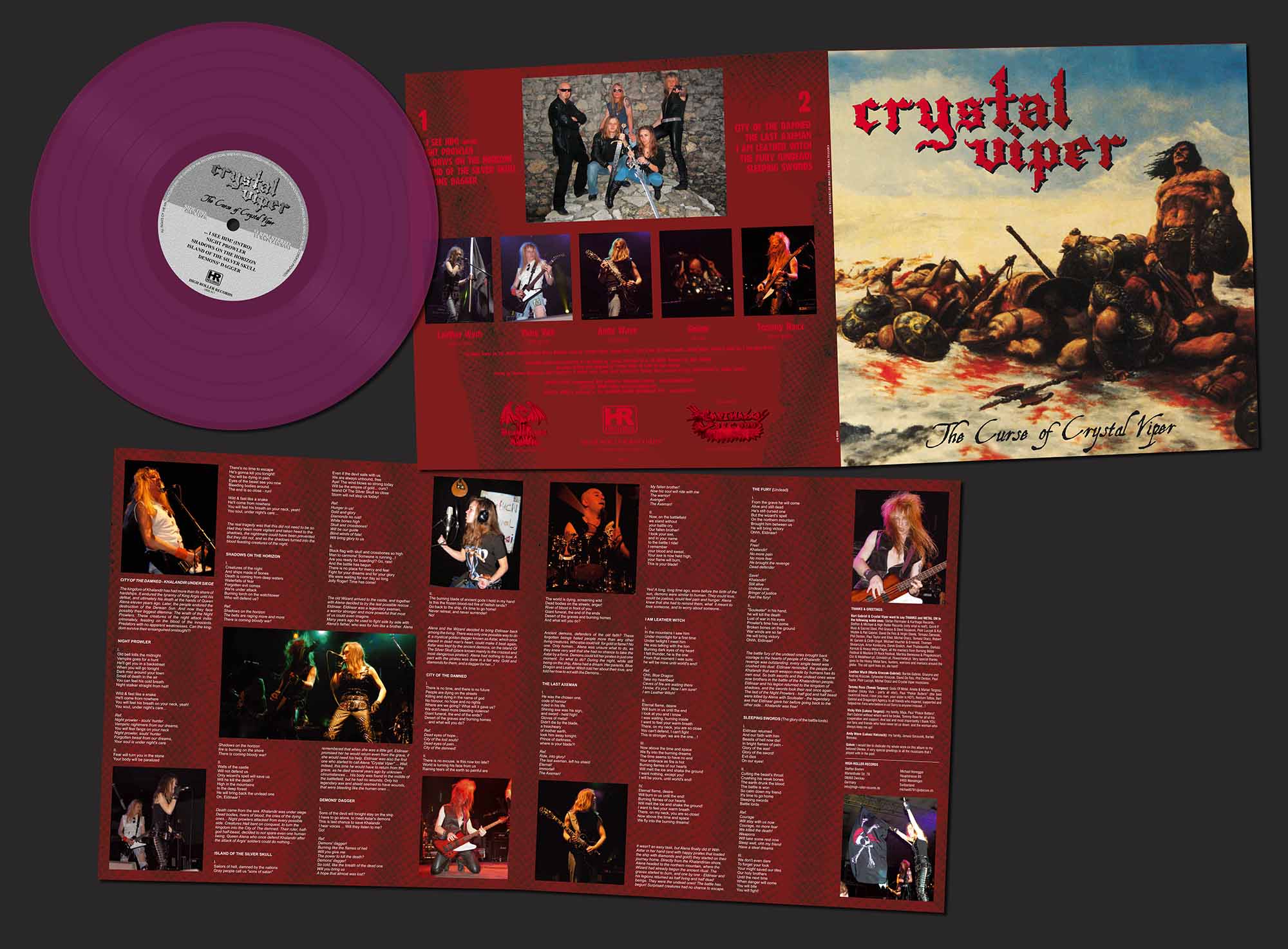 CRYSTAL VIPER - The Curse of Crystal Viper LP
