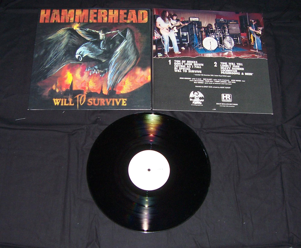 HAMMERHEAD - Will To Survive LP