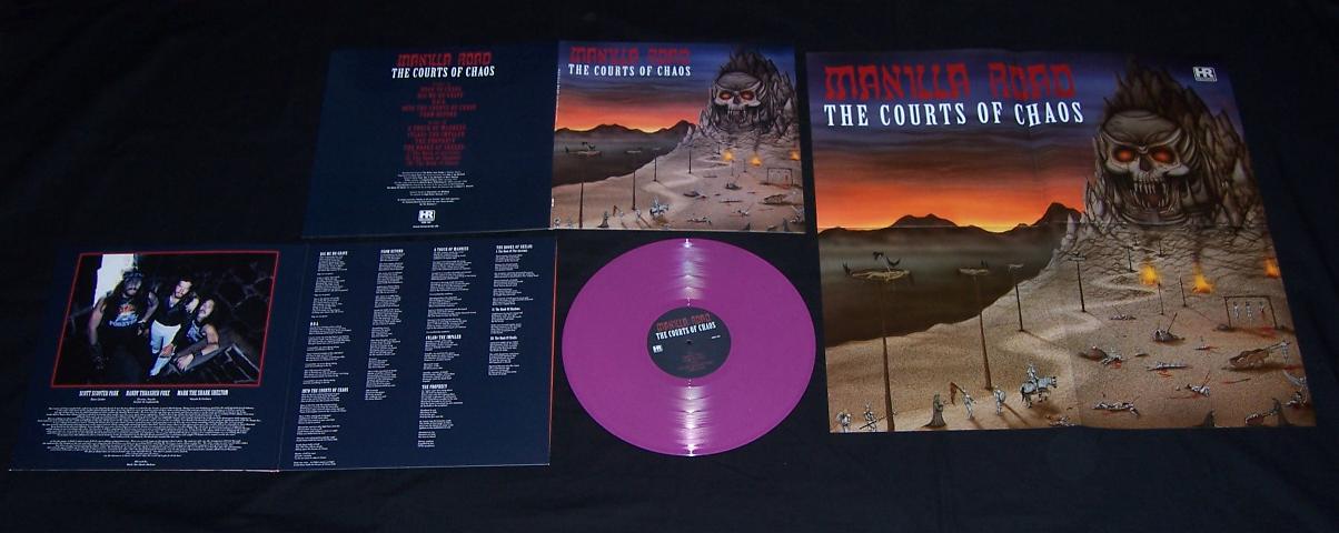 MANILLA ROAD - The Courts of Chaos  LP