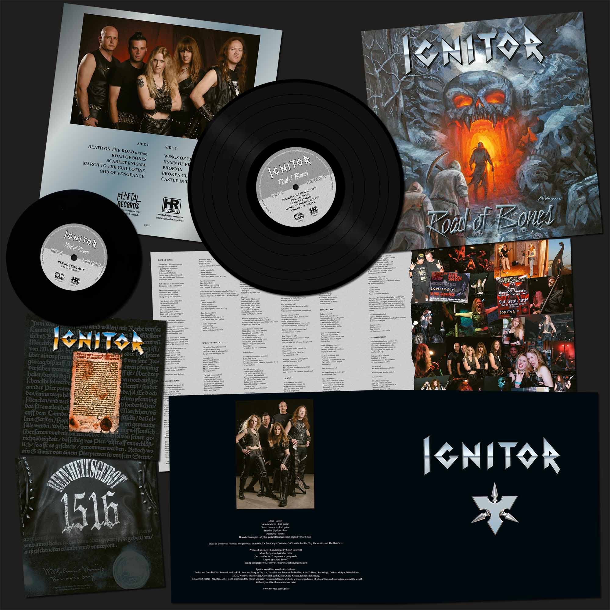 IGNITOR - Road Of Bones  LP