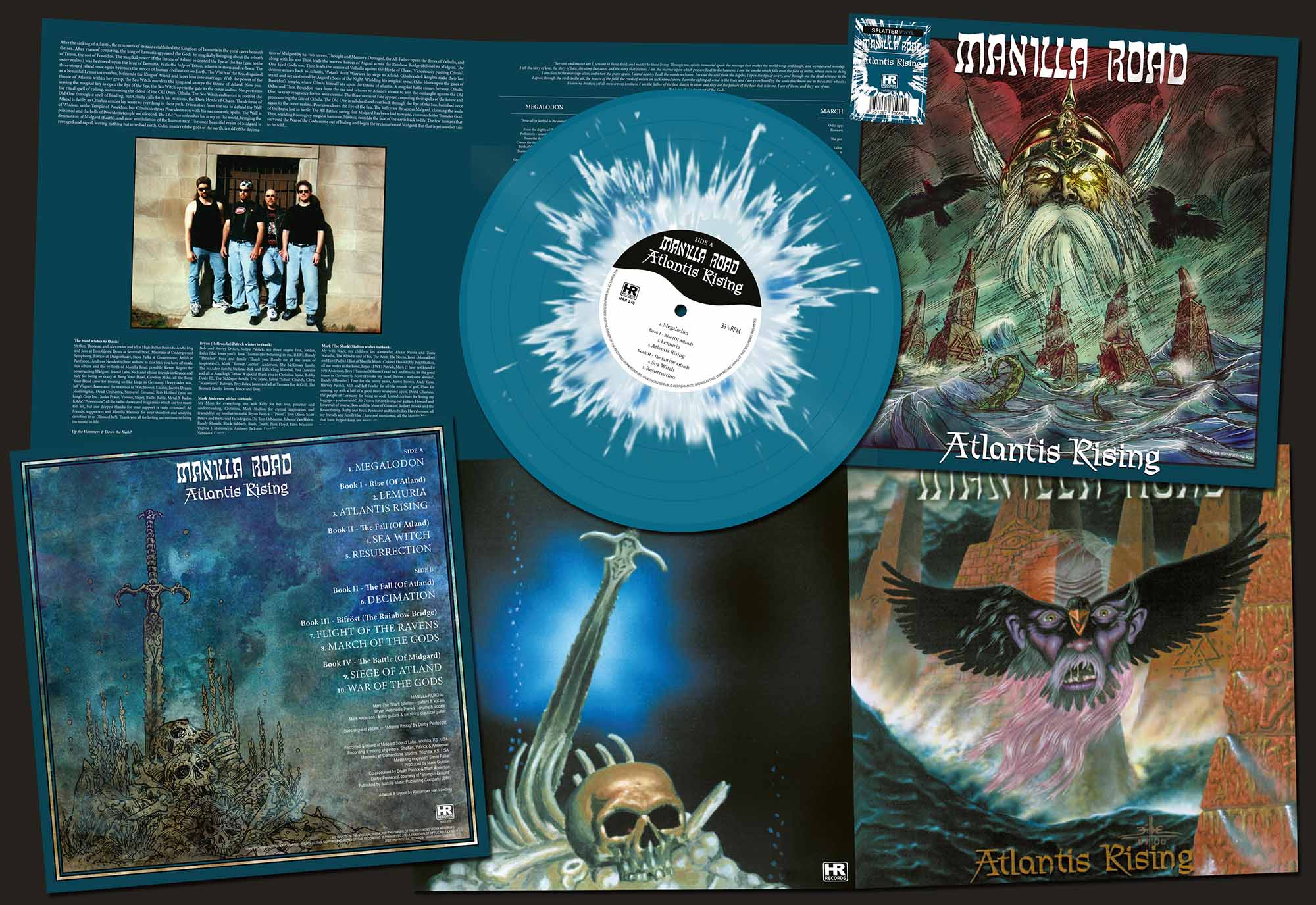 MANILLA ROAD - Atlantis Rising  LP