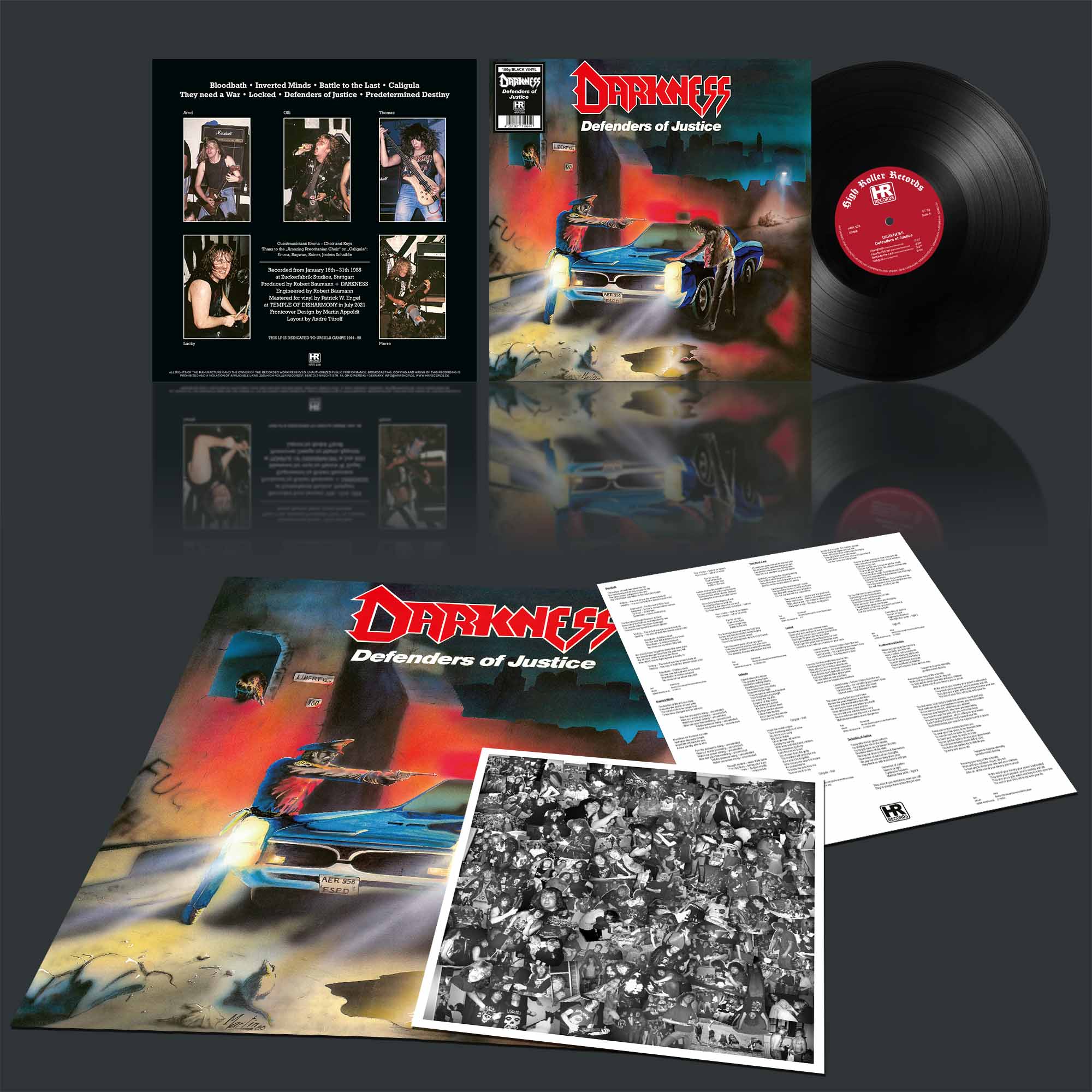 DARKNESS - Defenders of Justice  LP
