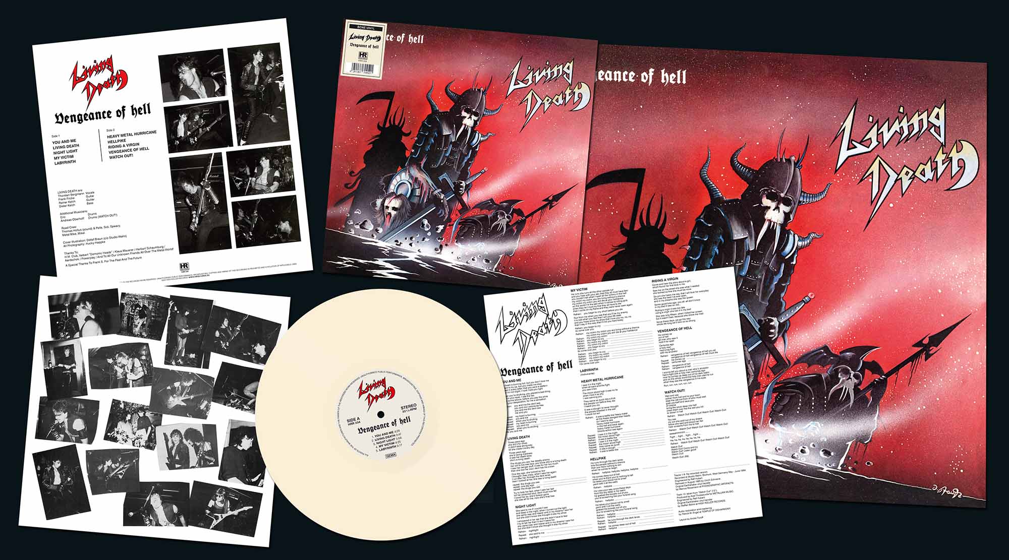 LIVING DEATH - Vengeance of Hell  LP