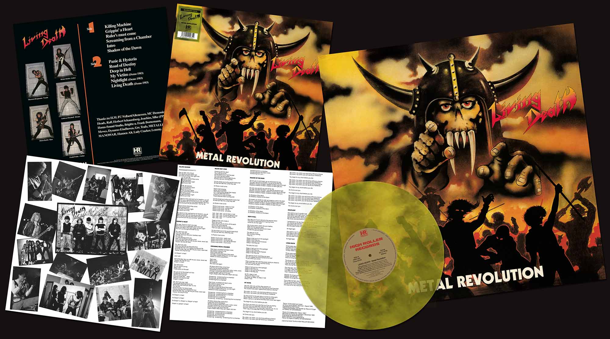 LIVING DEATH - Metal Revolution  LP